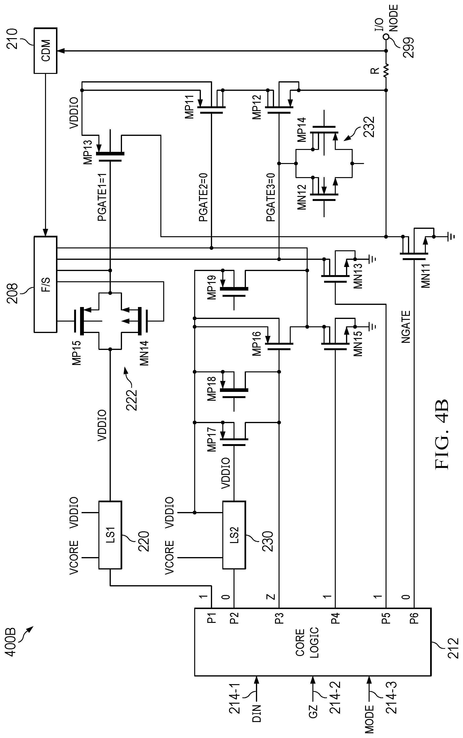 Patent US12323140 Figure 5 – Integrated circuit (IC) with wide-range I/O supply
