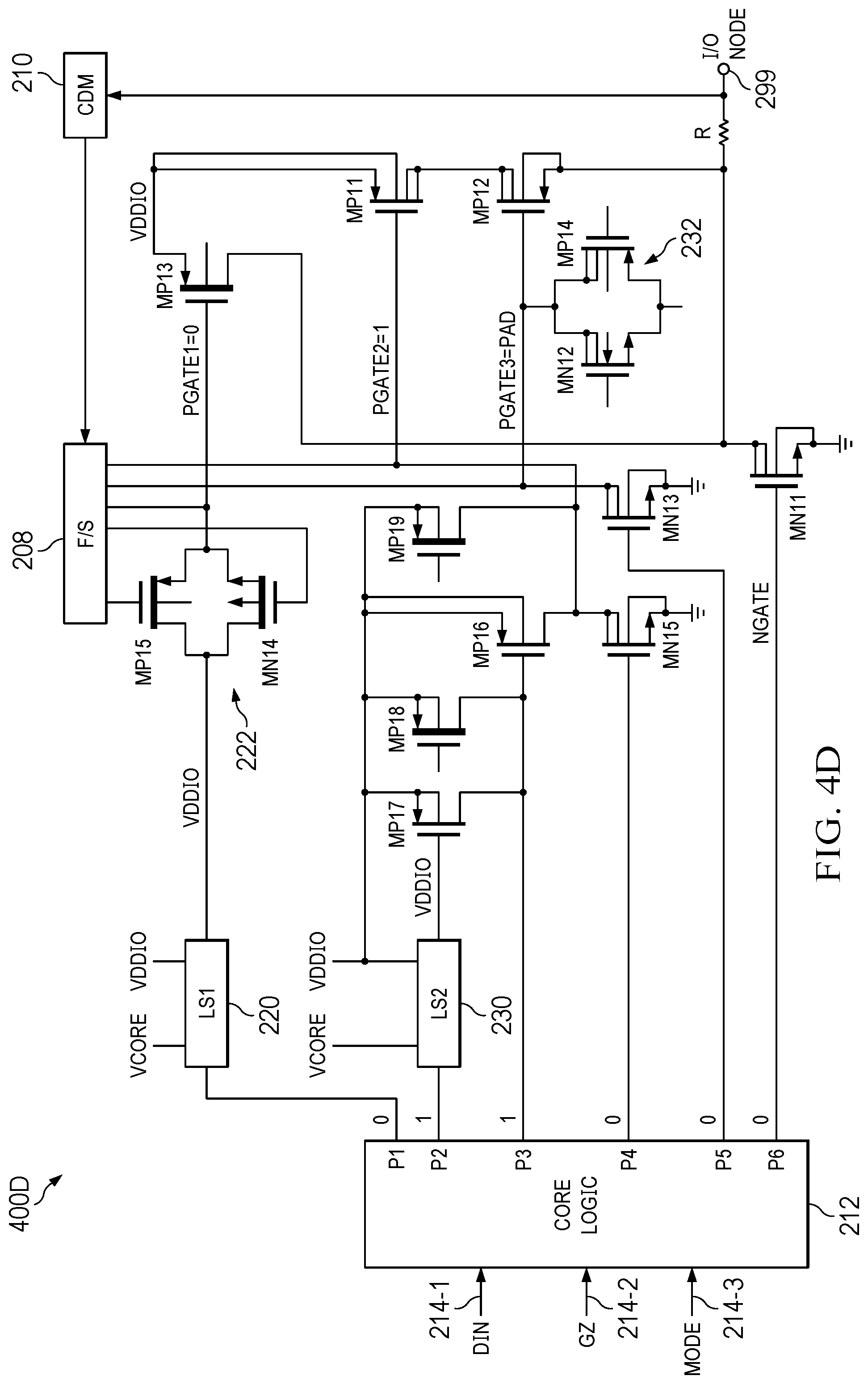 Patent US12323140 Figure 7 – Integrated circuit (IC) with wide-range I/O supply