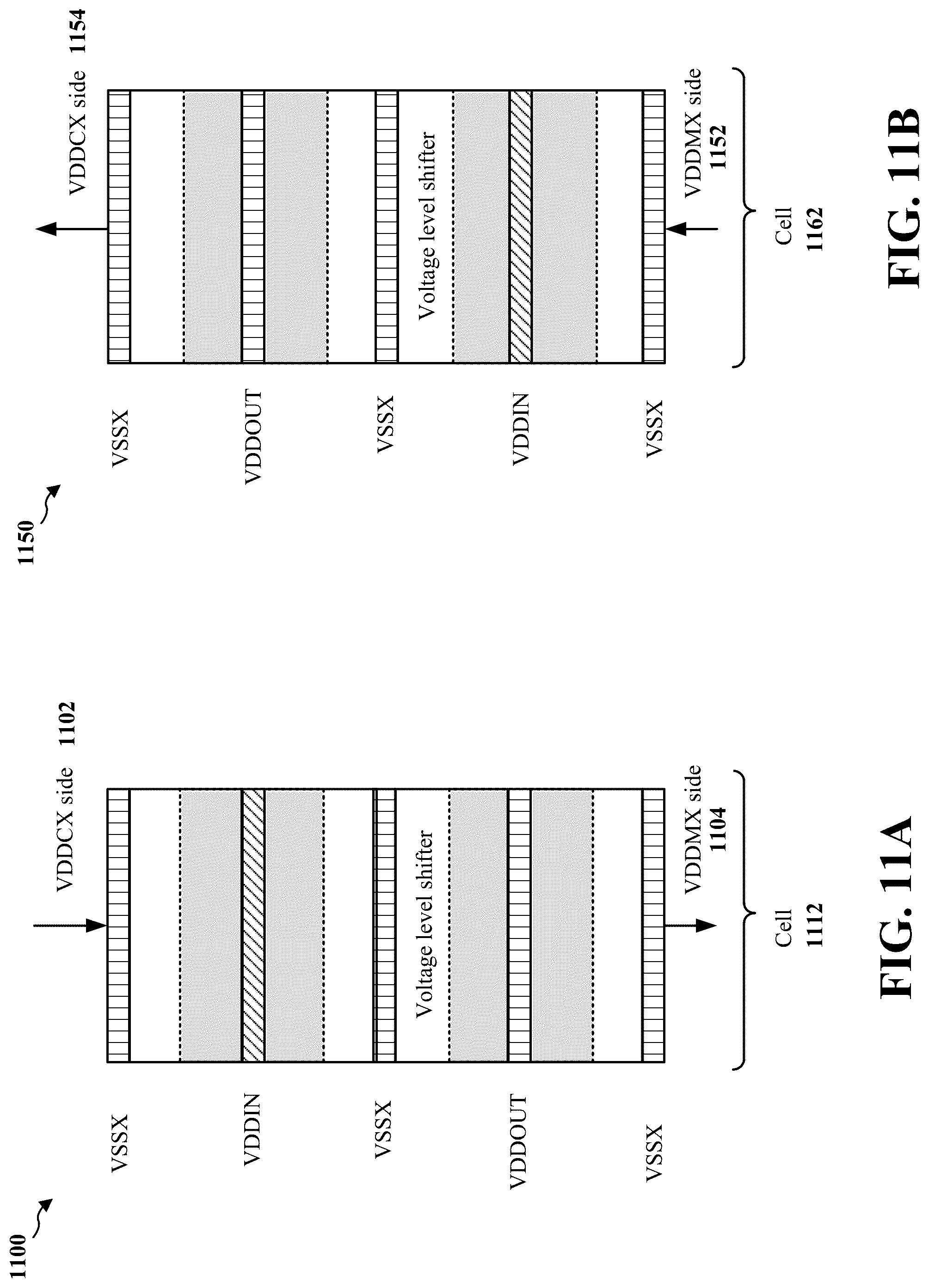 Patent US12323142 Figure 11 – Integrated power management cells for gate all around technologies