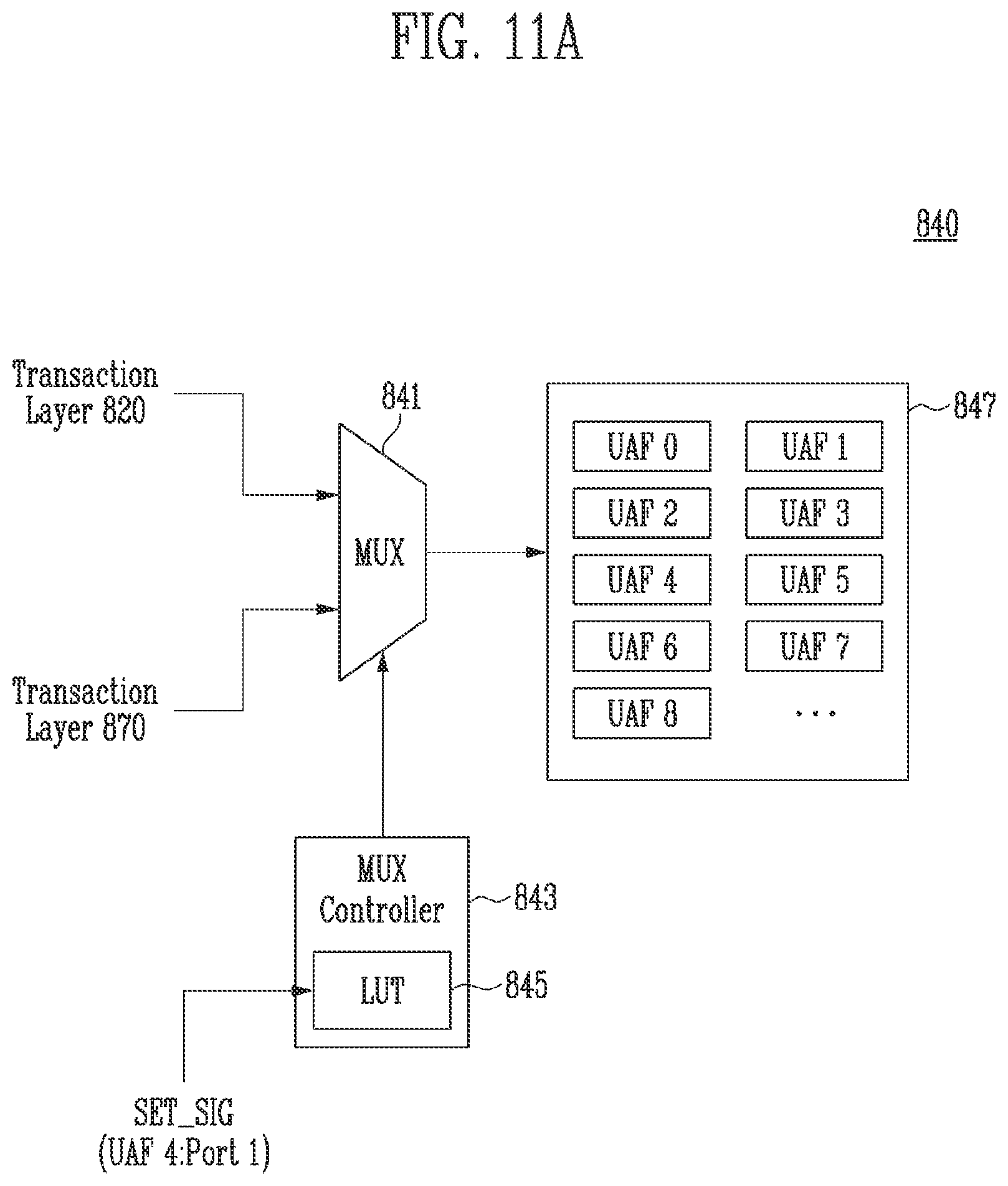 Patent US12323144 Figure 11 – Interface device and method of operating the same