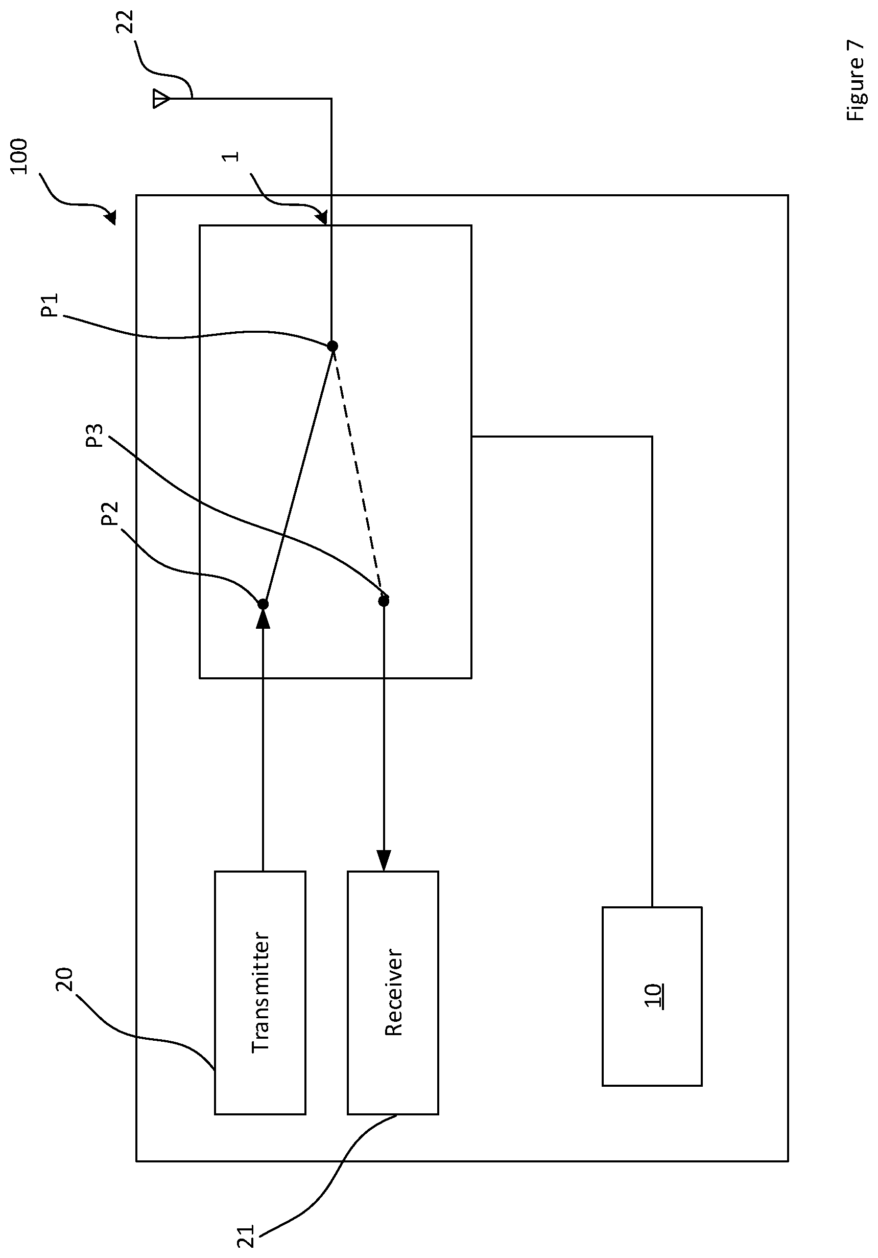 Patent US12323147 Figure 7 – Single-pole double-throw radio-frequency switch topology
