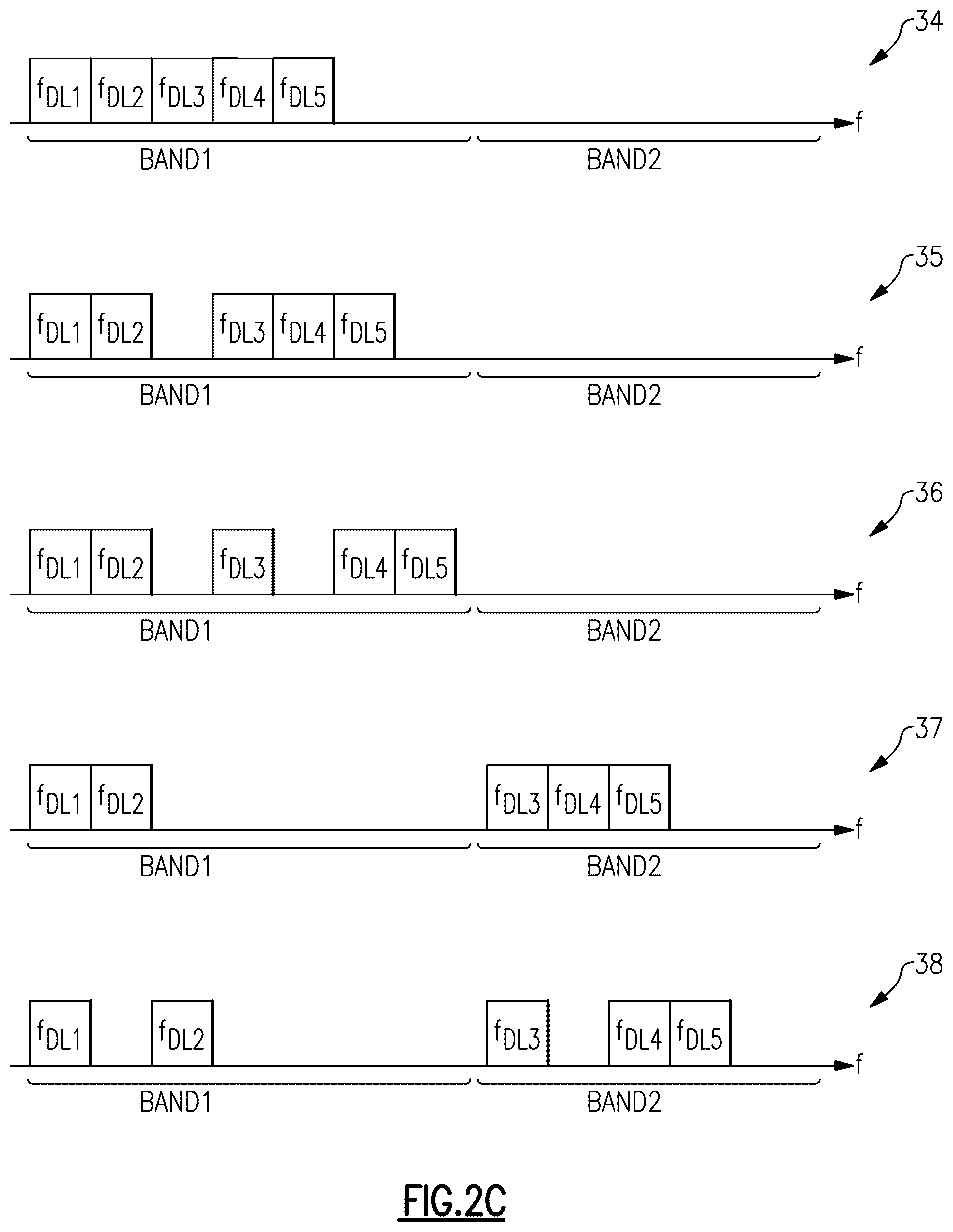Patent US12323168 Figure 3 – Acoustic-wave ladder filters