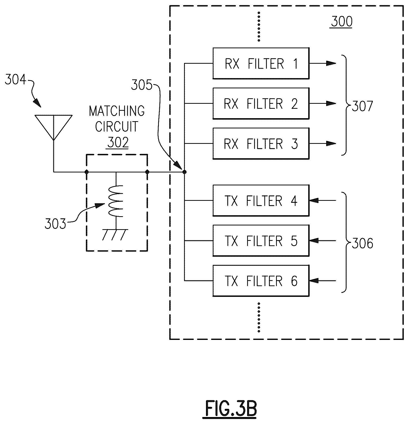 Patent US12323168 Figure 5 – Acoustic-wave ladder filters