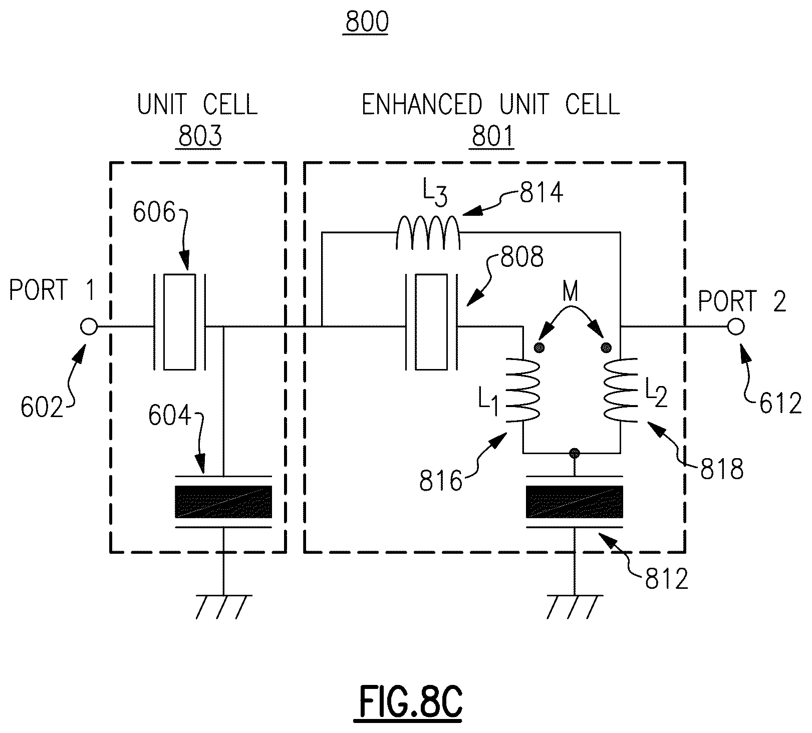 Patent US12323168 Figure 11 – Acoustic-wave ladder filters