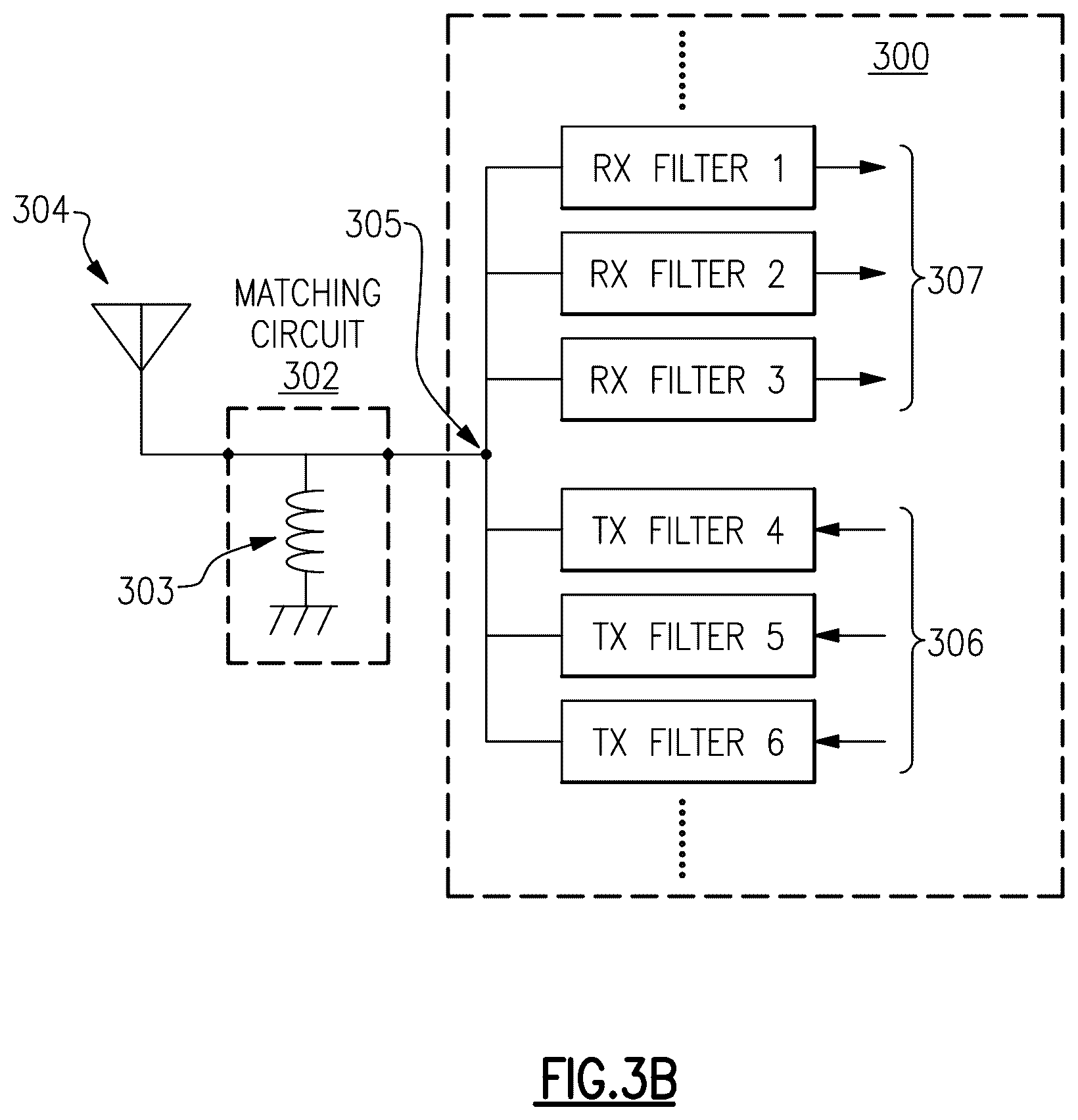 Patent US12323169 Figure 5 – Out-of-band rejection for acoustic-wave filters