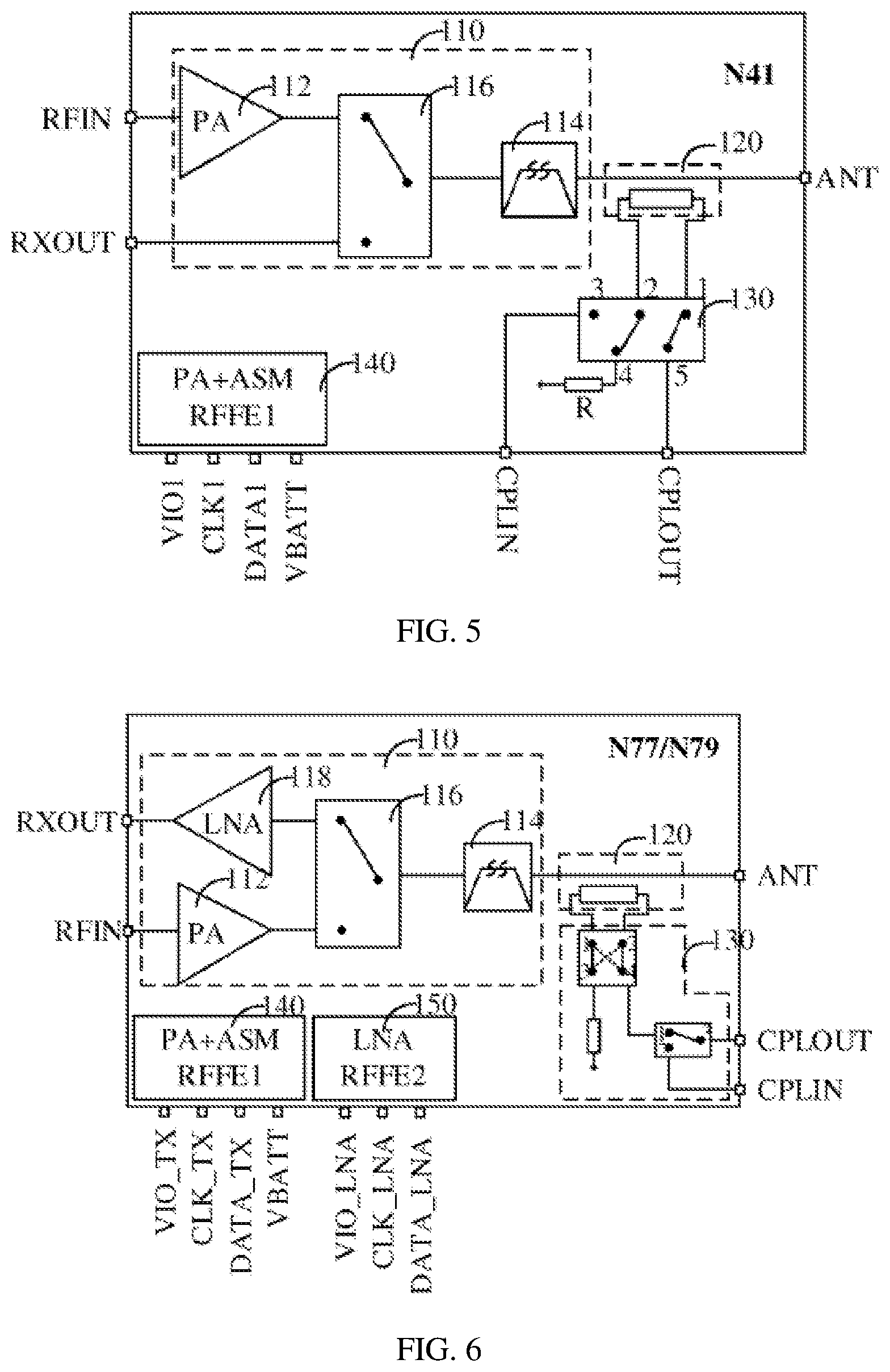 Patent US12323170 Figure 3 – Radio-frequency PA Mid device, radio-frequency system and communication device