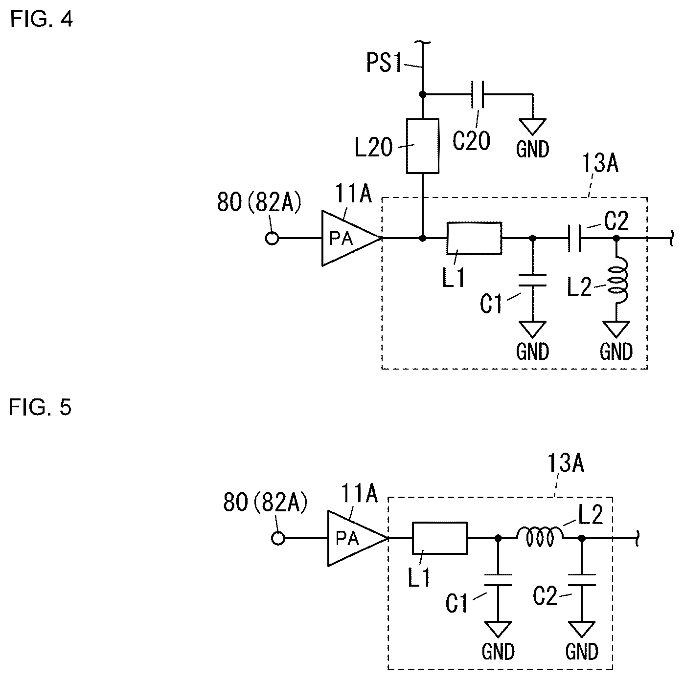 Patent US12323171 Figure 4 – Radio frequency module and communication device