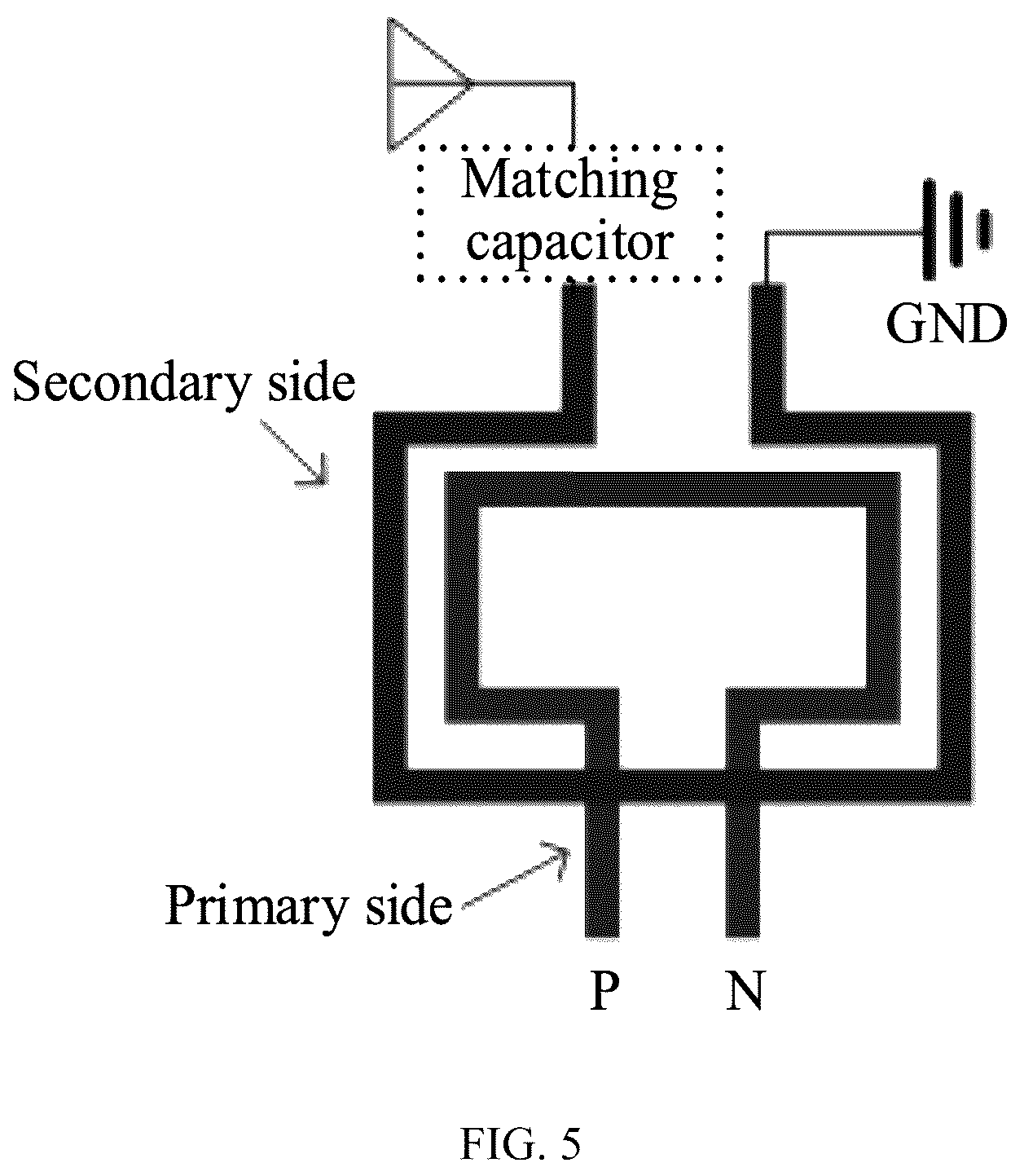 Patent US12323172 Figure 5 – Power amplifier and wireless transmitter