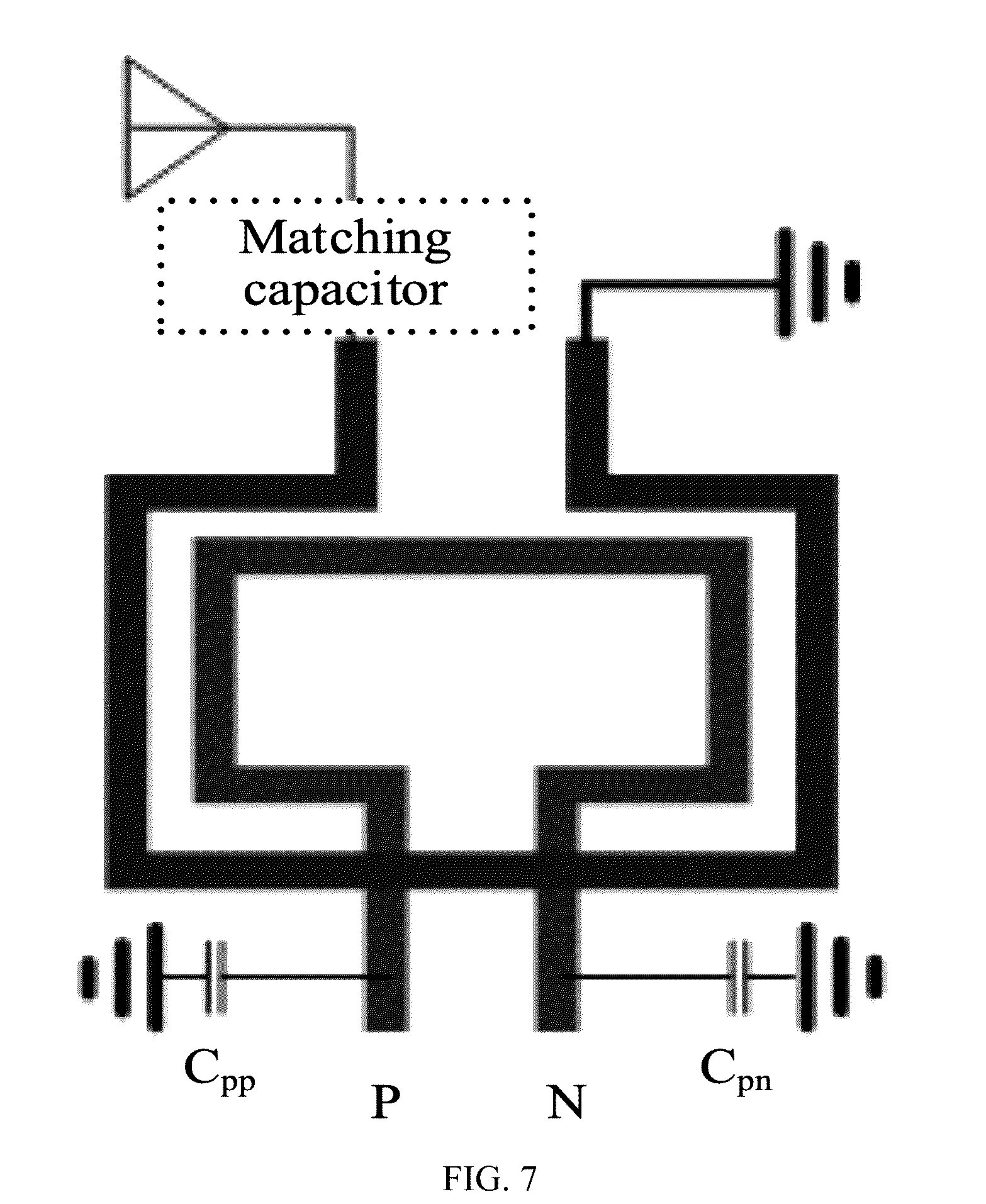 Patent US12323172 Figure 7 – Power amplifier and wireless transmitter