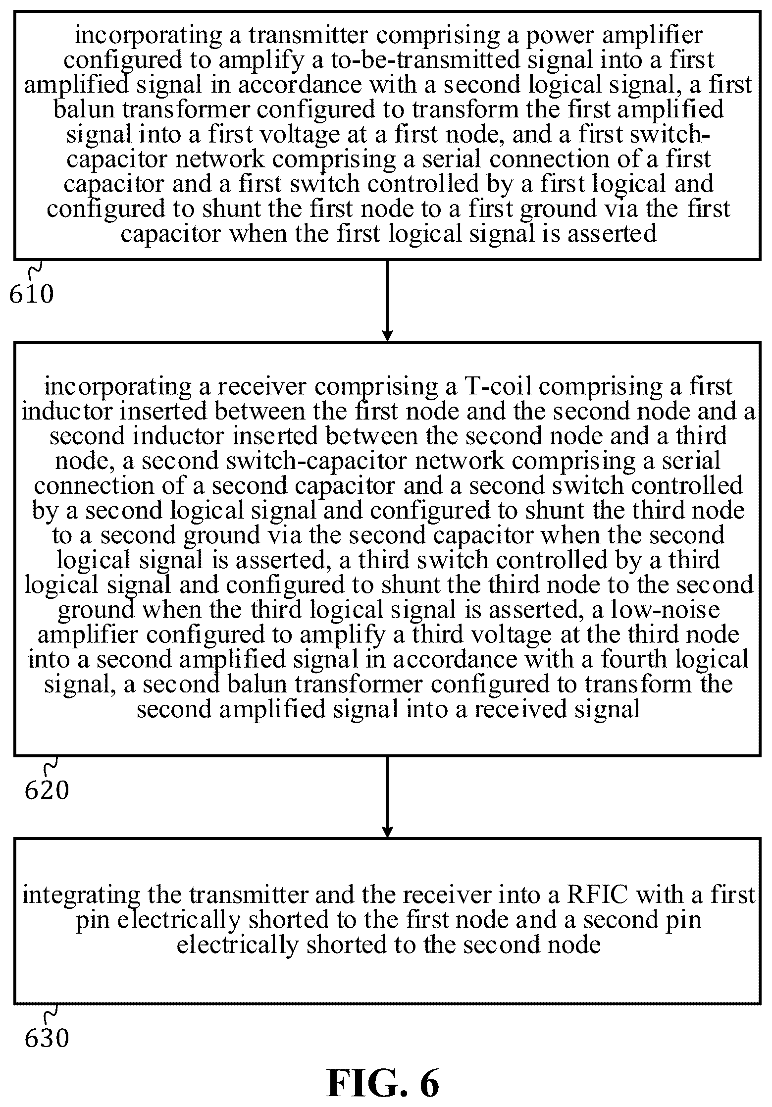 Patent US12323179 Figure 5 – Configurable radio transceiver and method thereof