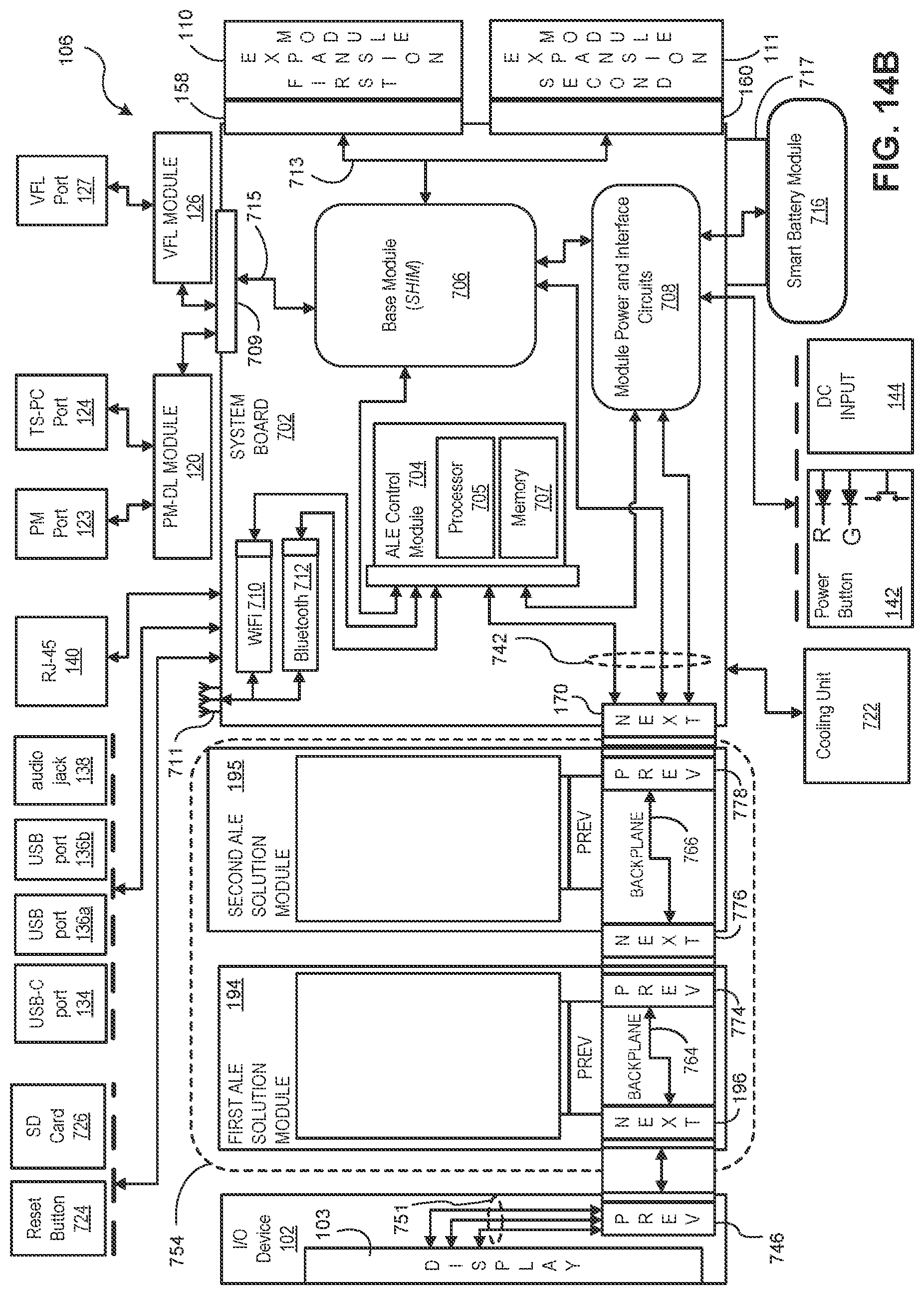 Patent US12323183 Figure 15 – Test modules for network test instrument utilizing containers