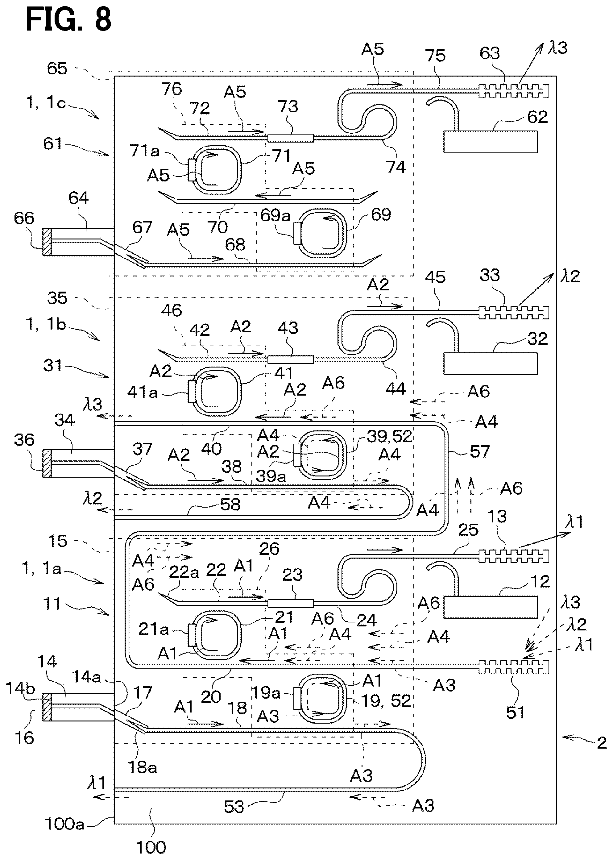 Patent US12323188 Figure 6 – Optical transceiver