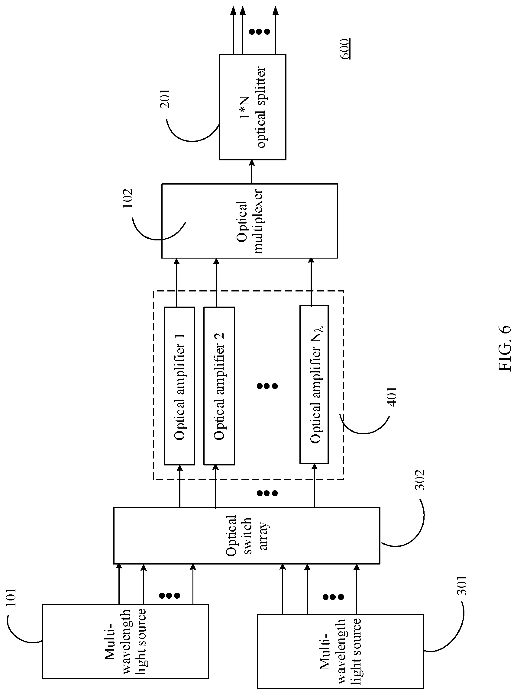 Patent US12323189 Figure 6 – Cluster light source and method for generating cluster light source