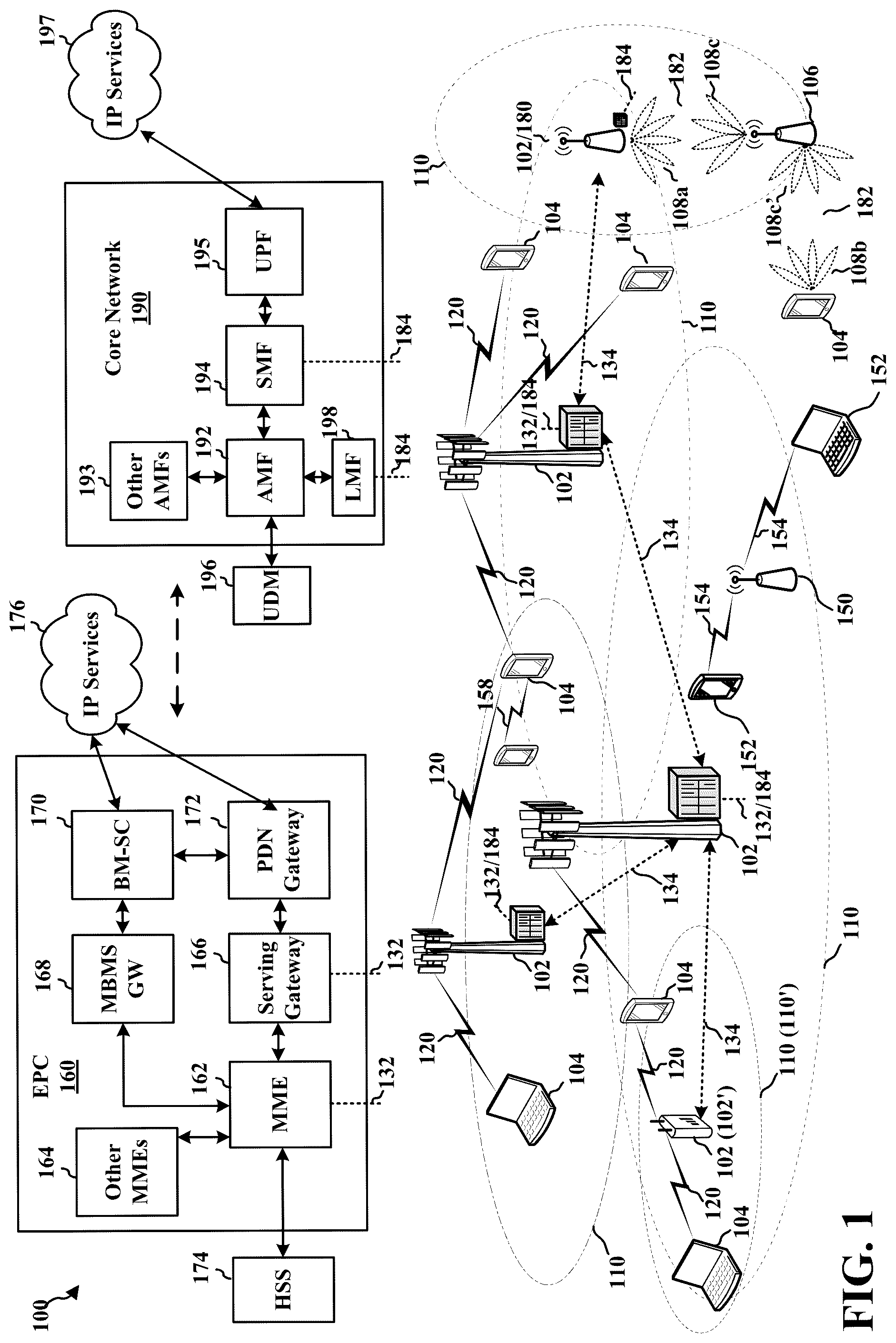 Patent US12323205 Figure 1 – Codebook re-configuration/update and precoder indication