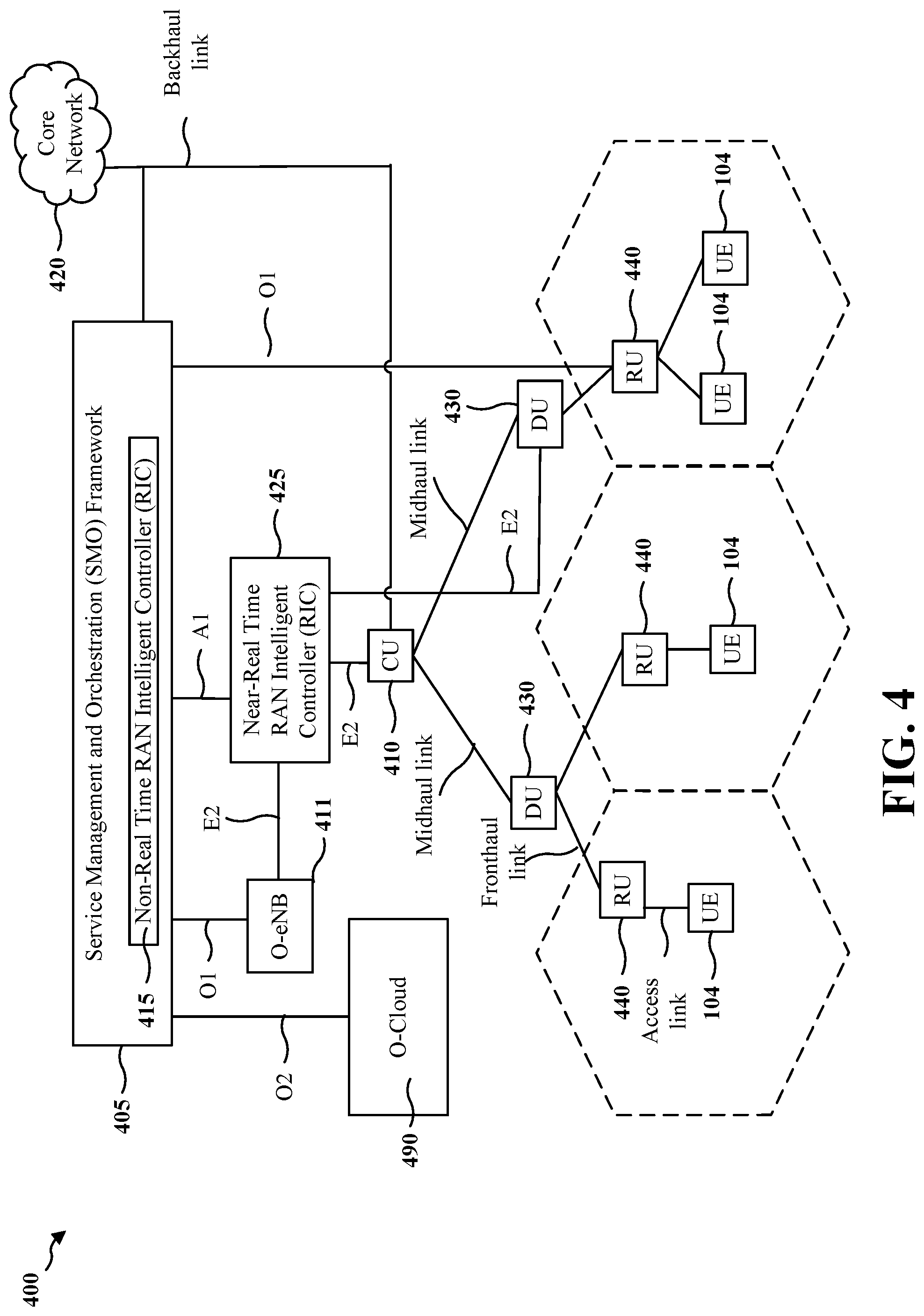 Patent US12323207 Figure 4 – Beamforming for backscatter radio