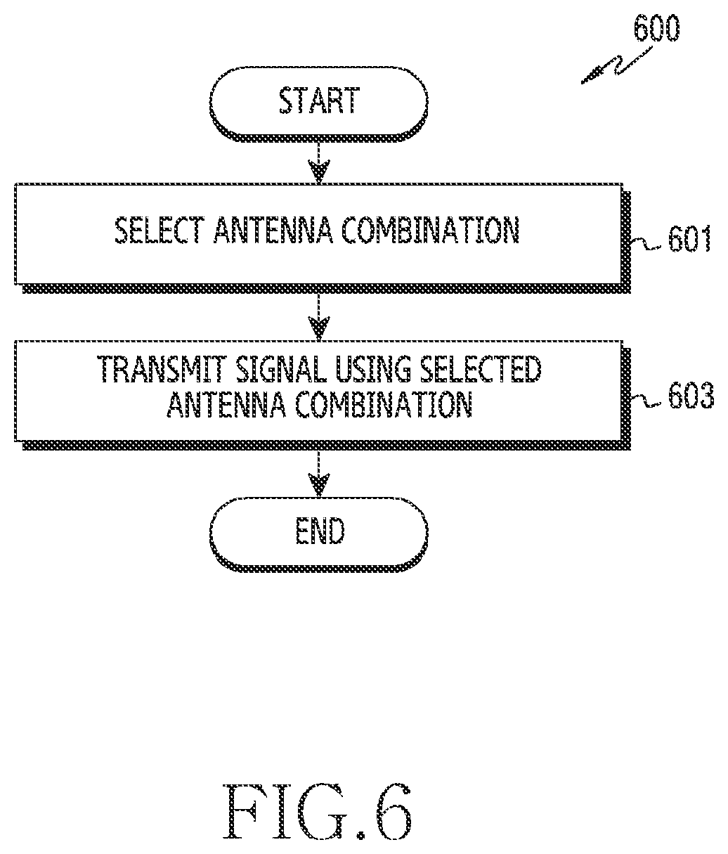 Patent US12323214 Figure 6 – Transmission antenna selection method and electronic device