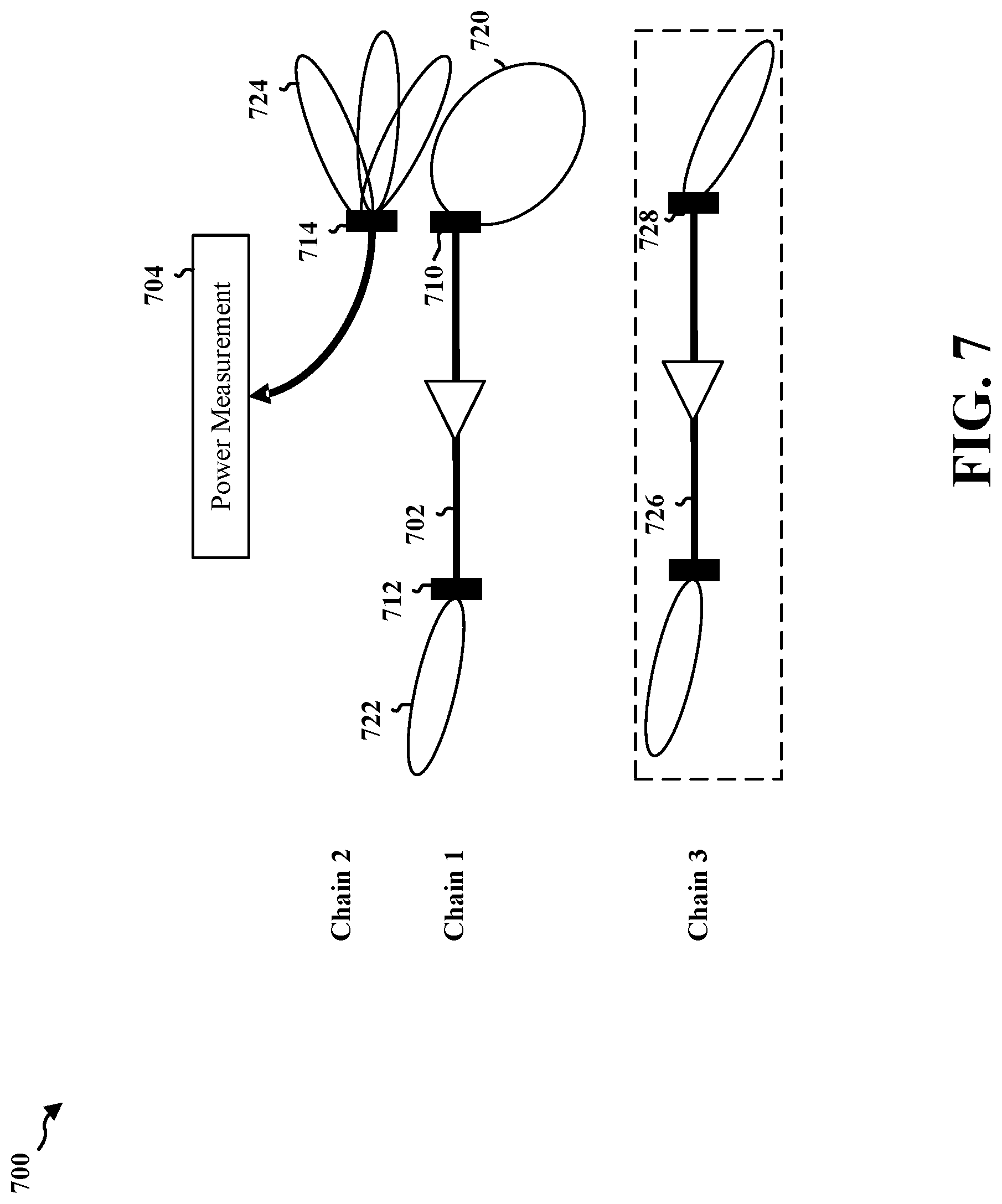 Patent US12323219 Figure 7 – Repeaters capable of simultaneous repeating operation and power detection
