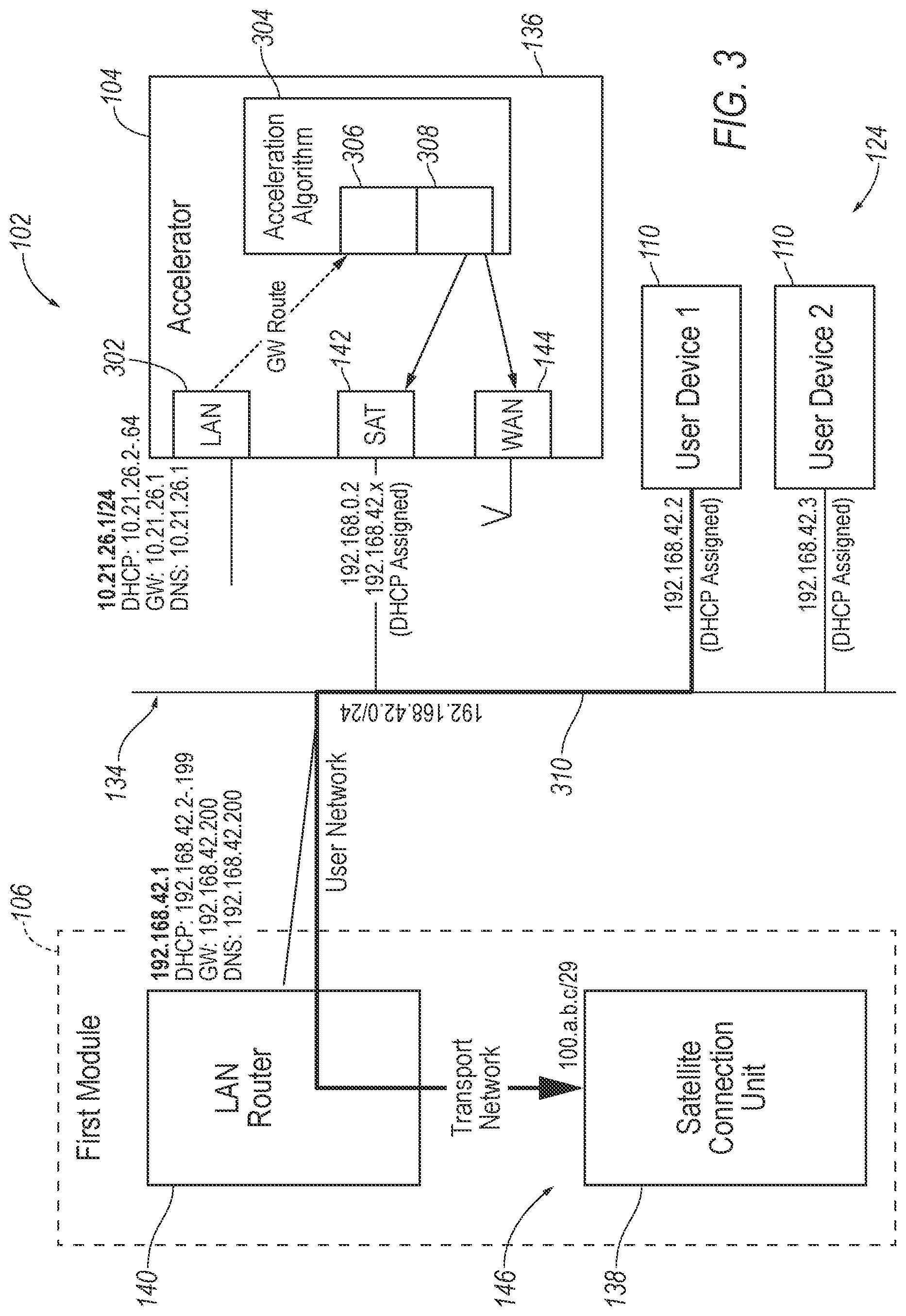 Patent US12323226 Figure 3 – Hybrid satellite internet access