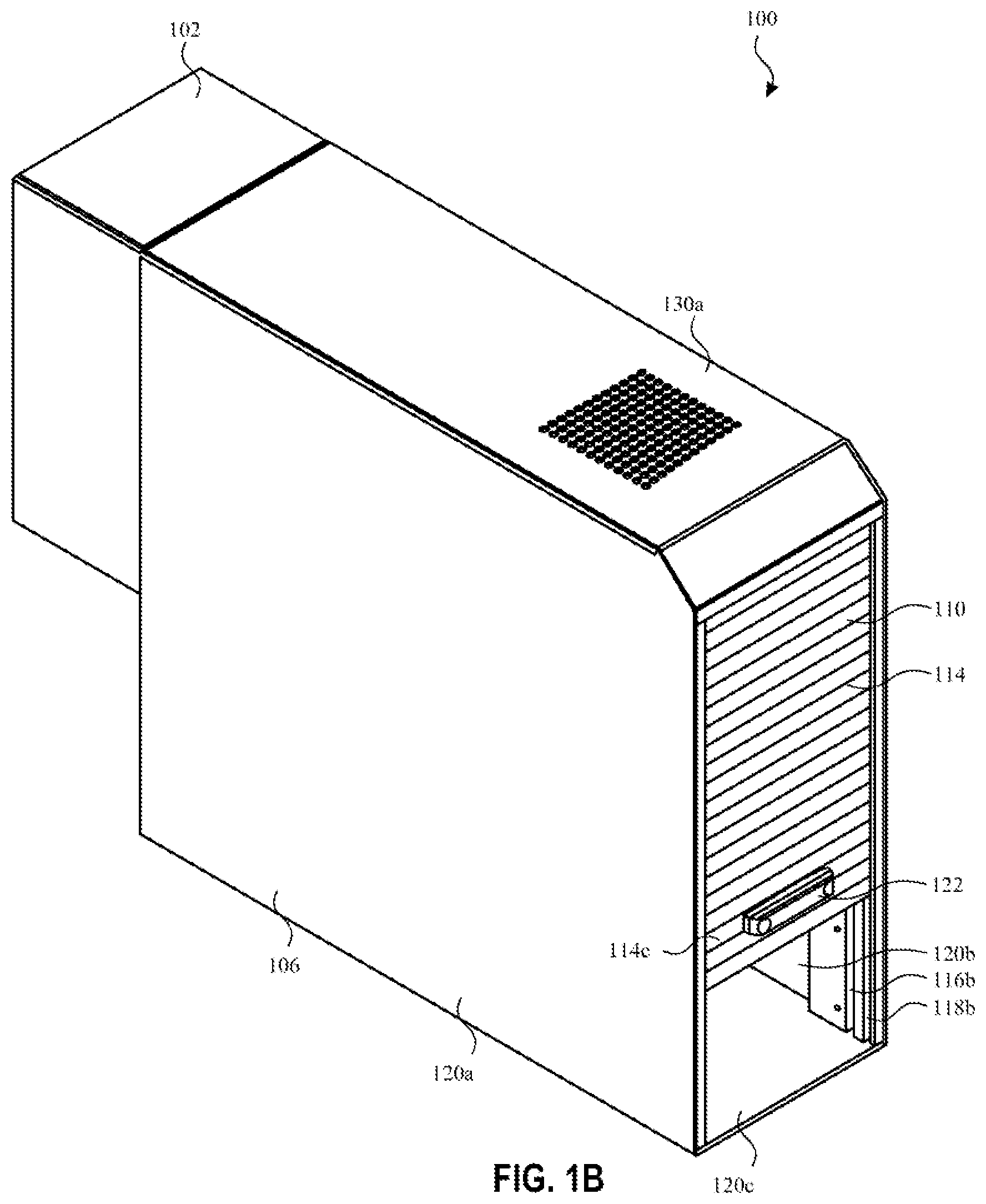 Patent US12323227 Figure 2 – Enclosure for testing electronic devices