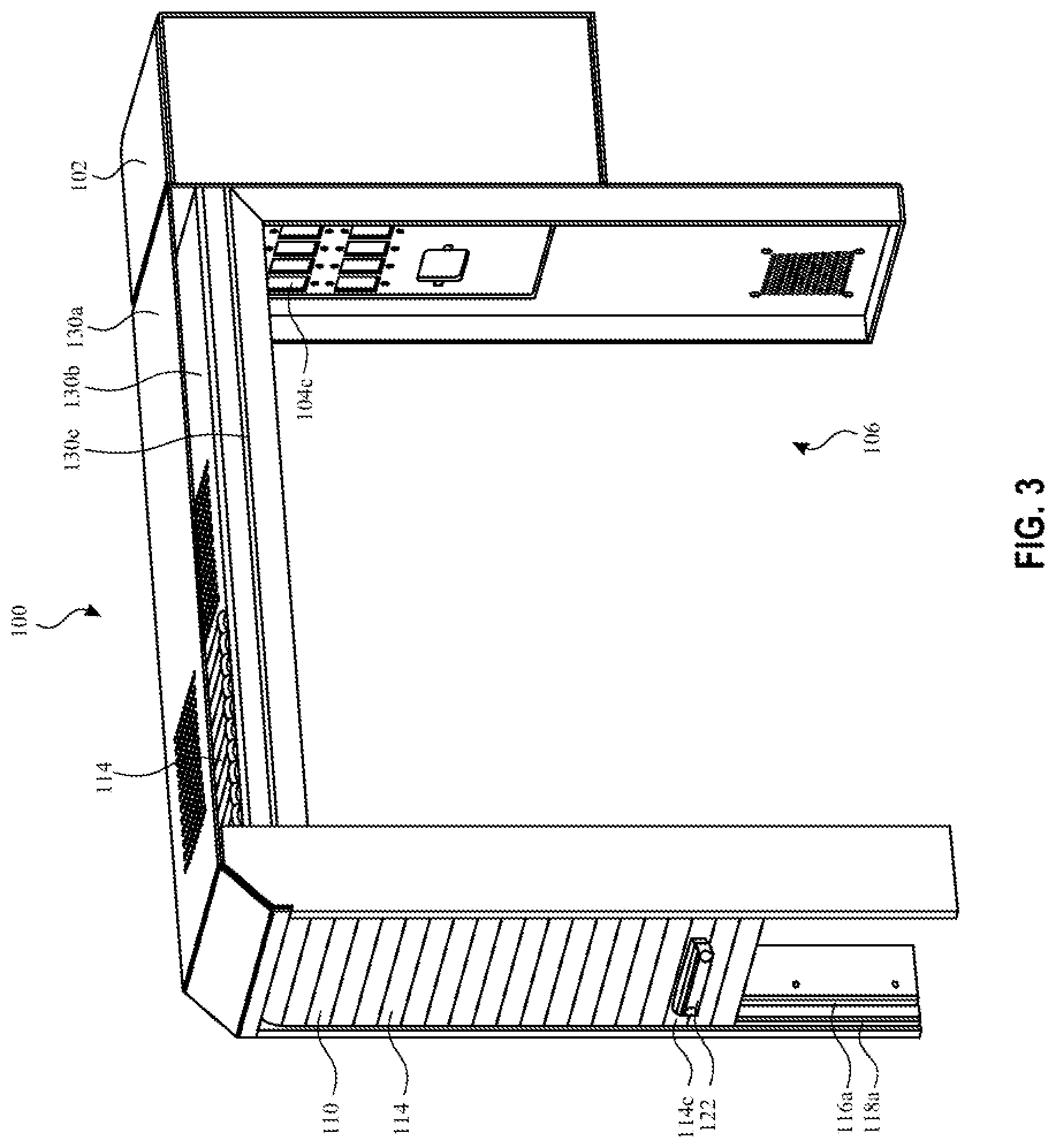 Patent US12323227 Figure 4 – Enclosure for testing electronic devices