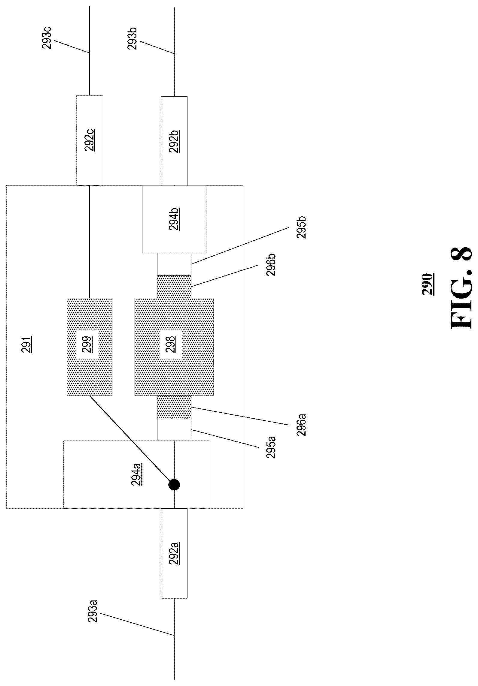 Patent US12323230 Figure 8 – Reconfigurable passive terminal that manages access to an optical channel spectrum