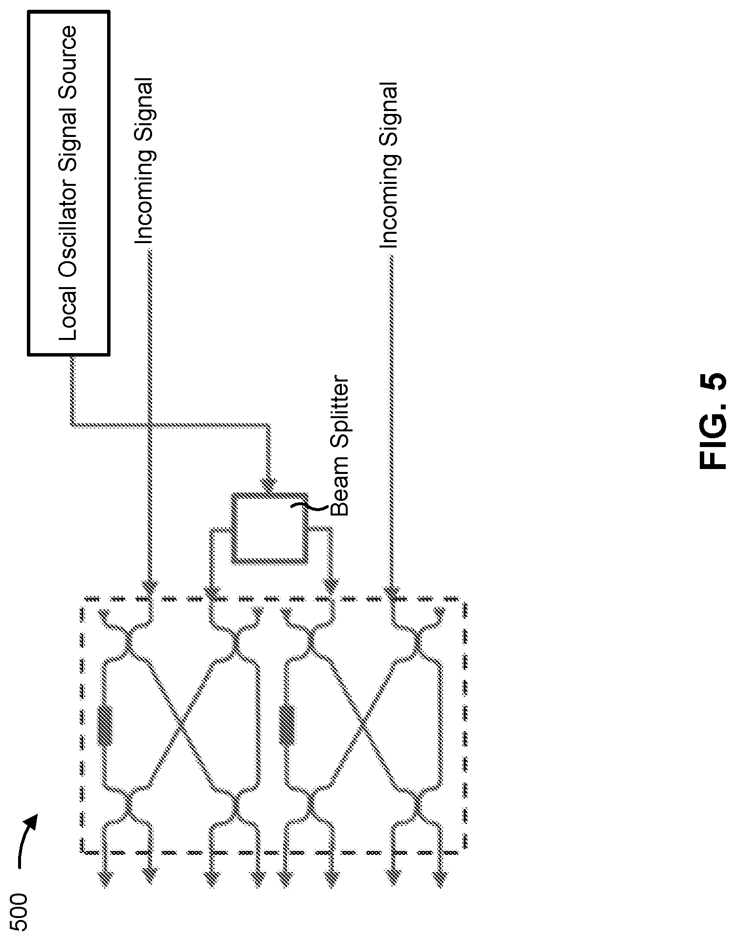Patent US12323232 Figure 7 – Multi-carrier transmitter with integrated multiplexer and receiver with integrated demultiplexer