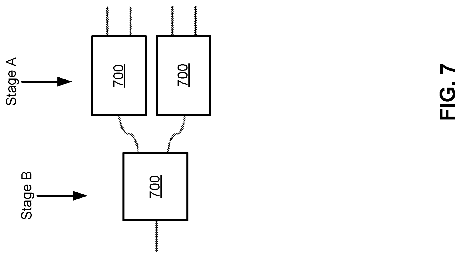 Patent US12323232 Figure 9 – Multi-carrier transmitter with integrated multiplexer and receiver with integrated demultiplexer