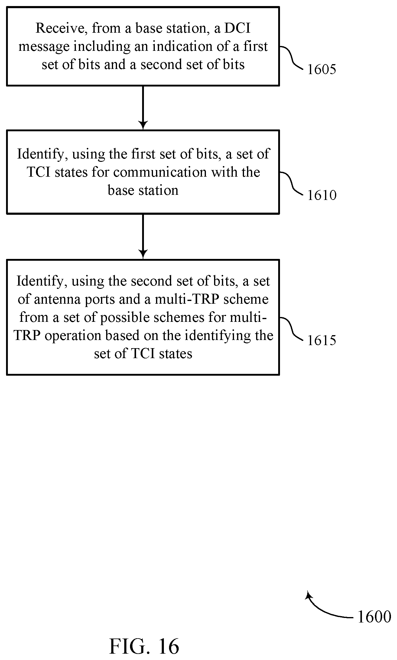 Patent US12323237 Figure 16 – Dynamic switching between different multi-transmission/reception point schemes