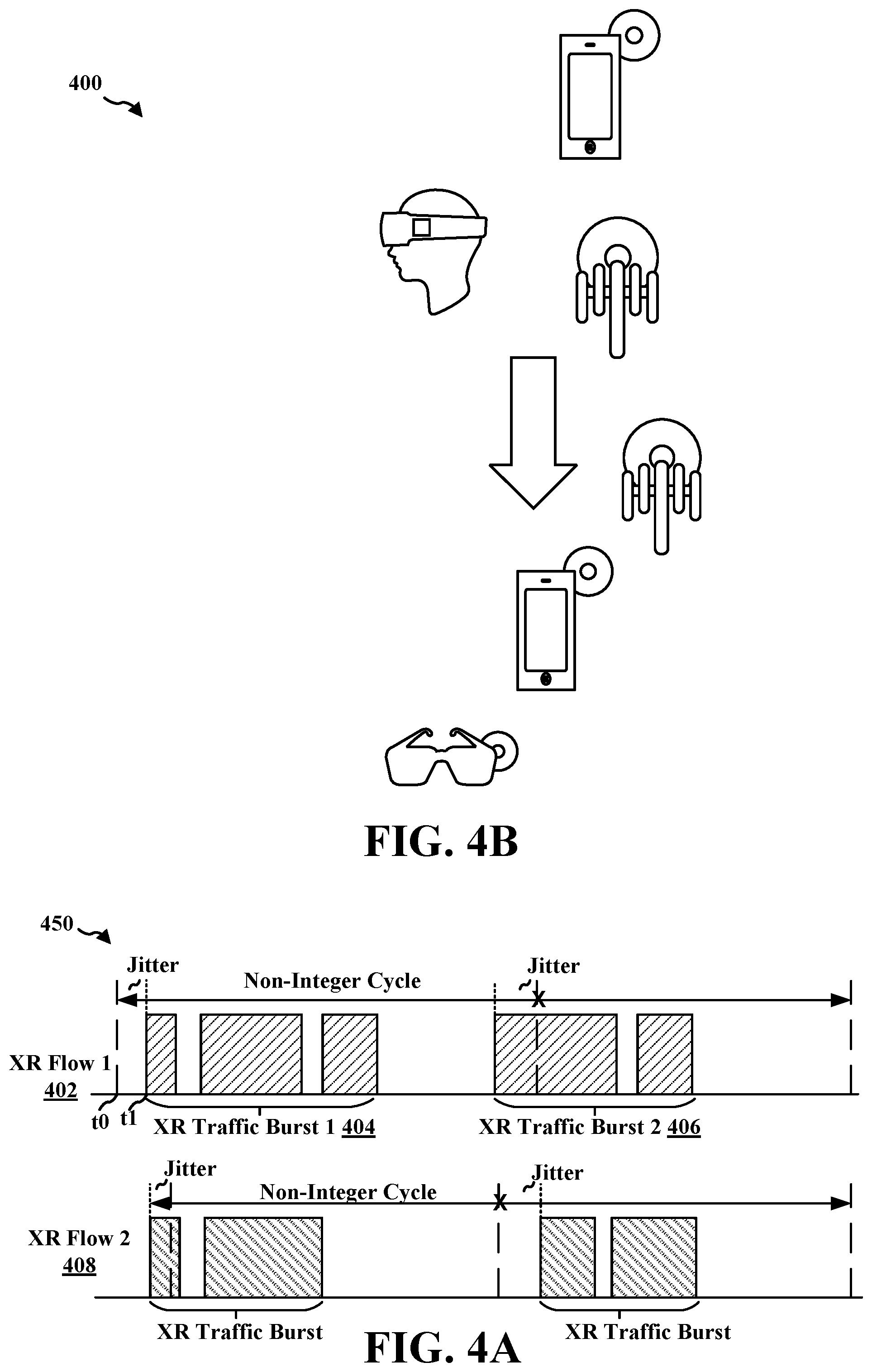 Patent US12323241 Figure 4 – Separate predictions for video compression for XR