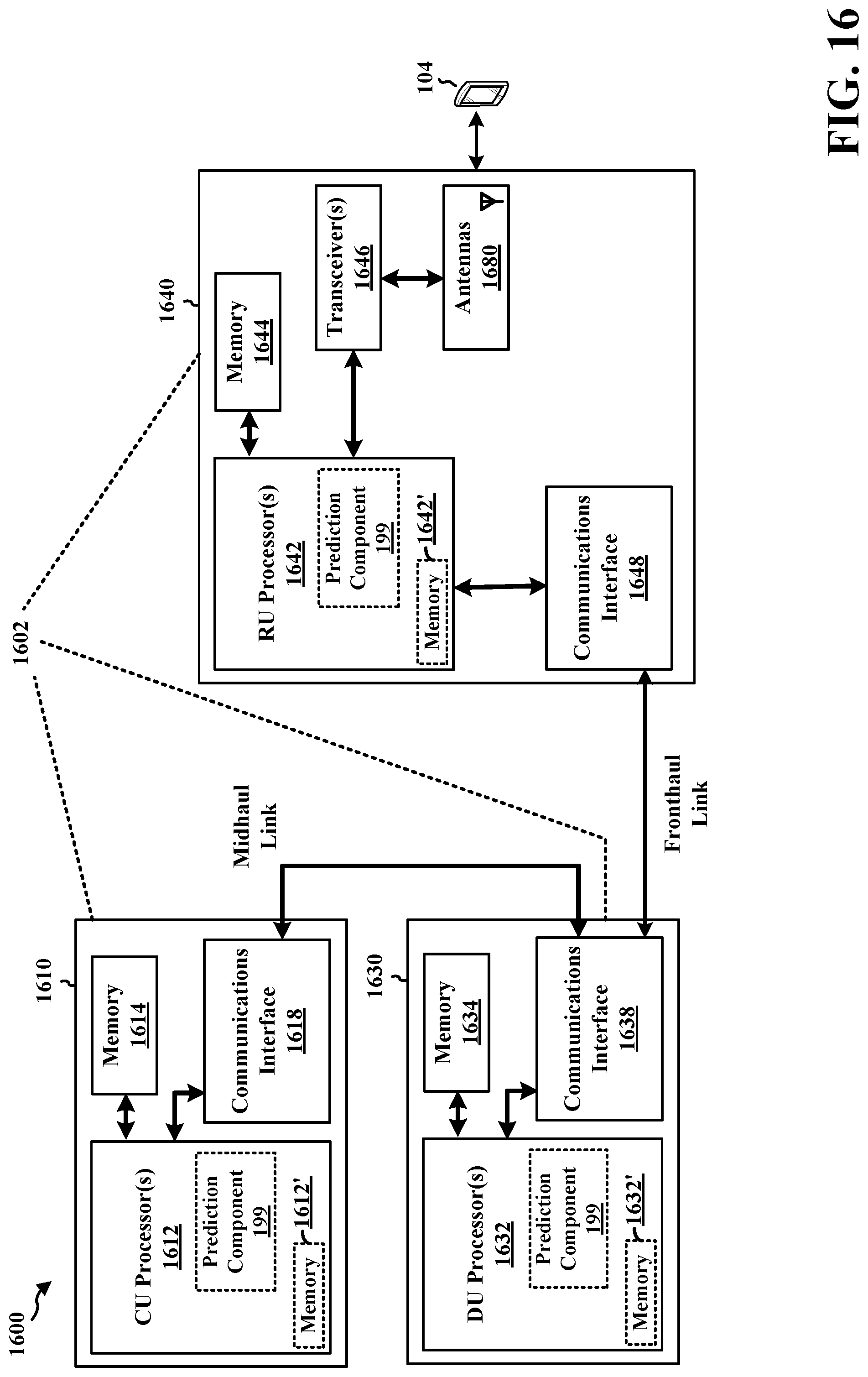 Patent US12323241 Figure 16 – Separate predictions for video compression for XR