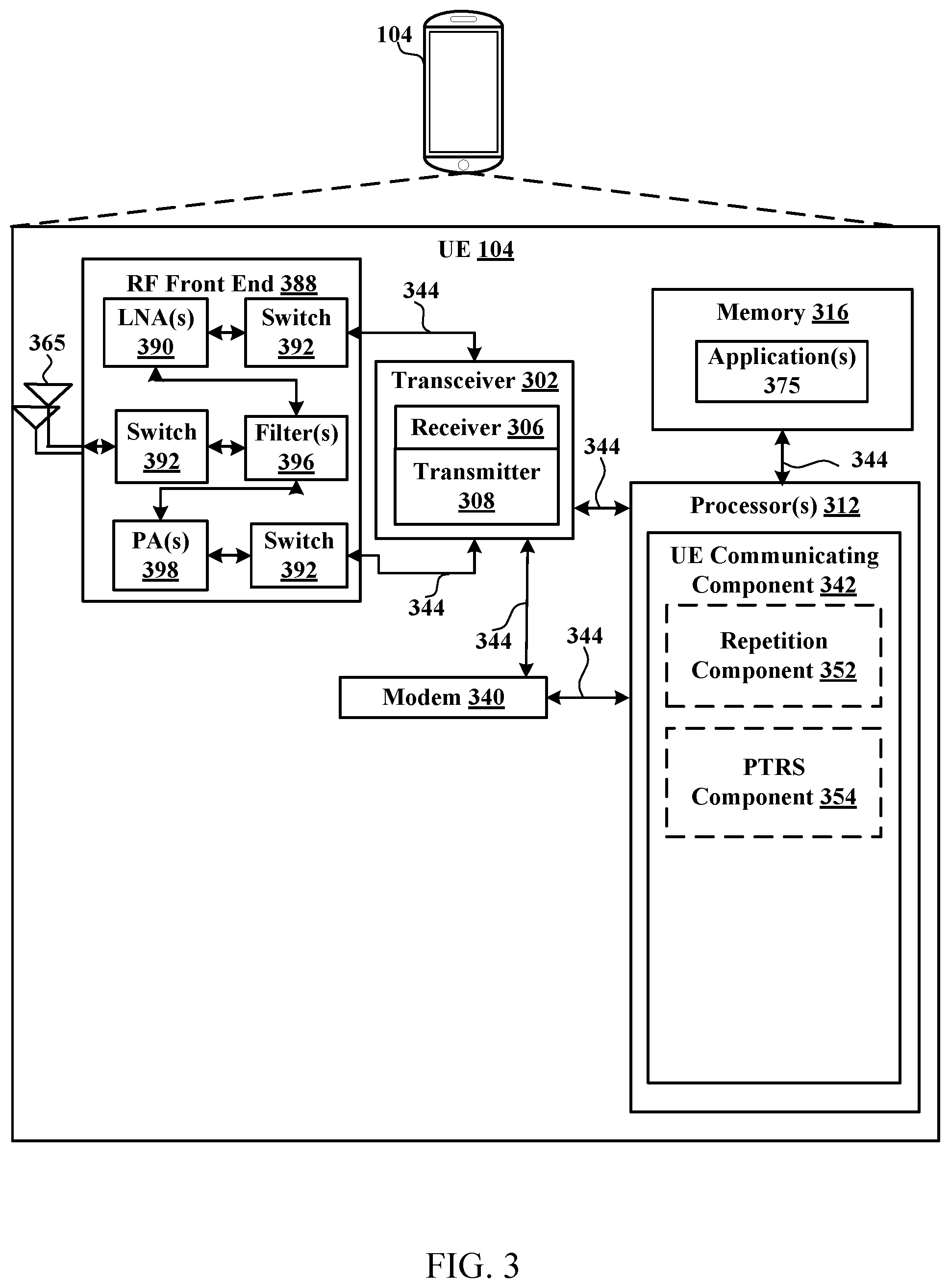 Patent US12323245 Figure 3 – Techniques for transmitting repetitions in wireless communications