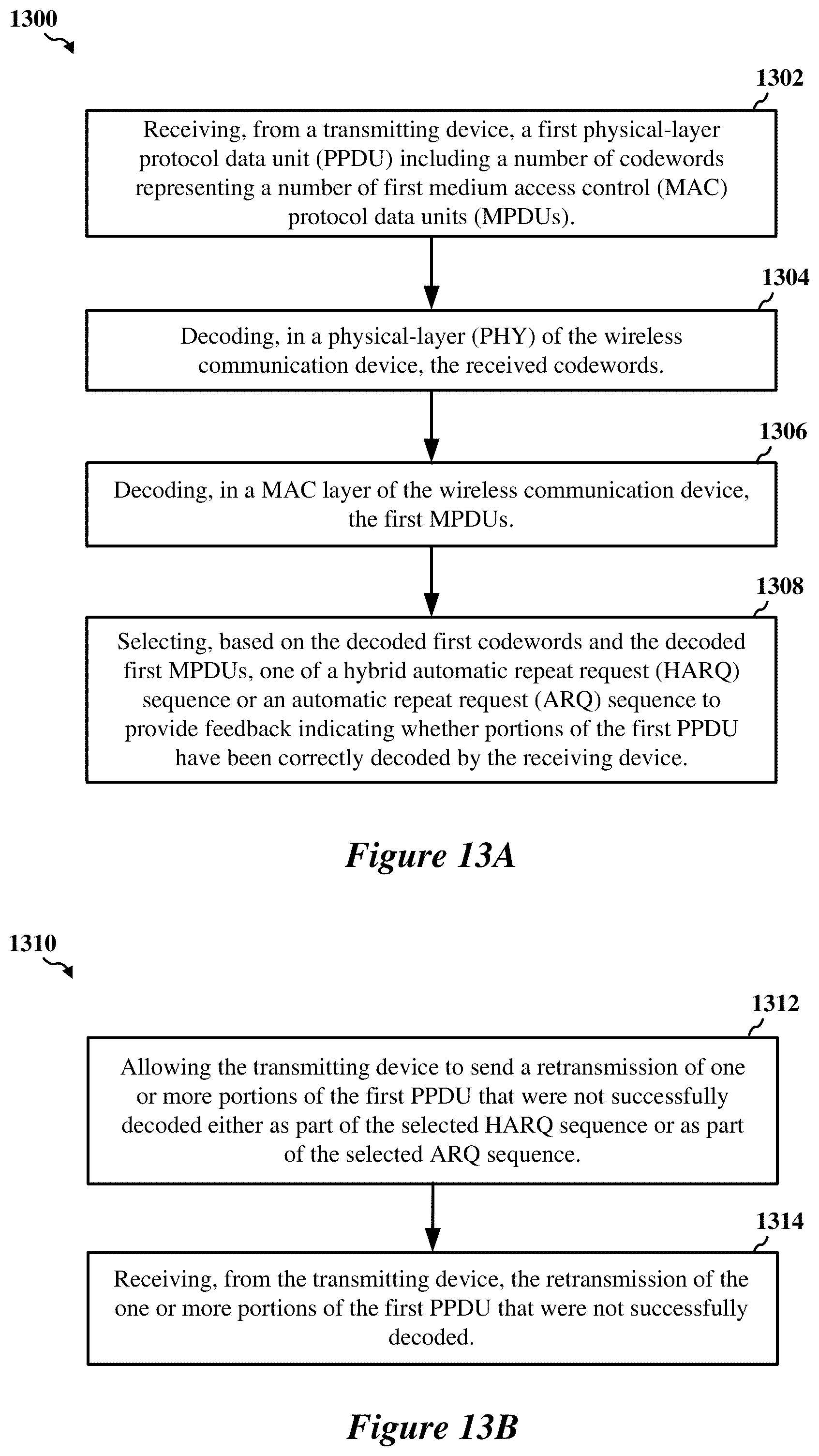 Patent US12323254 Figure 18 – HARQ sequences in wireless networks