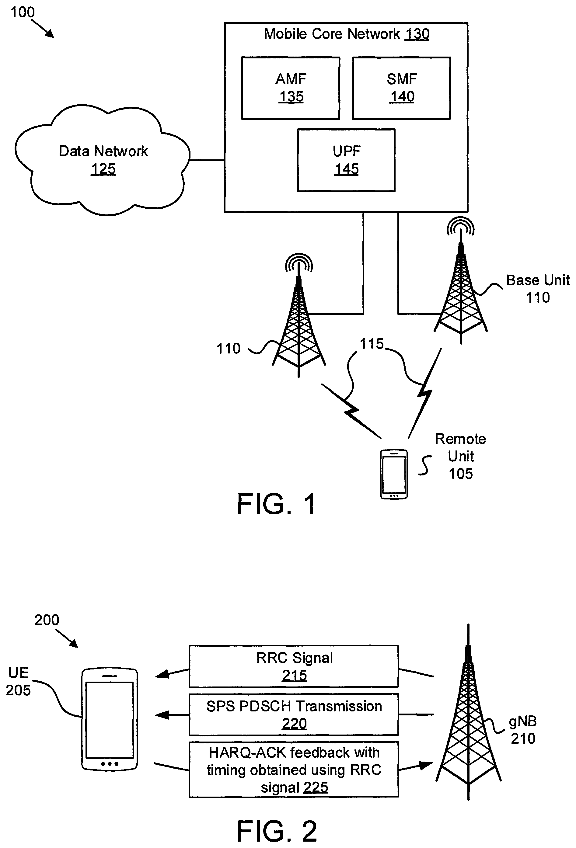 Patent US12323255 Figure 1 – HARQ-ACK feedback timing for SPS PDSCH