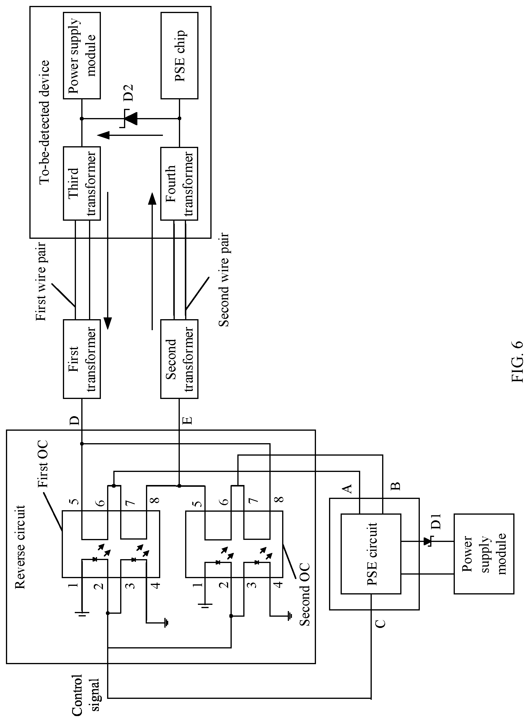 Patent US12323258 Figure 4 – Power supply detection apparatus and method for detecting power to a power over ethernet device