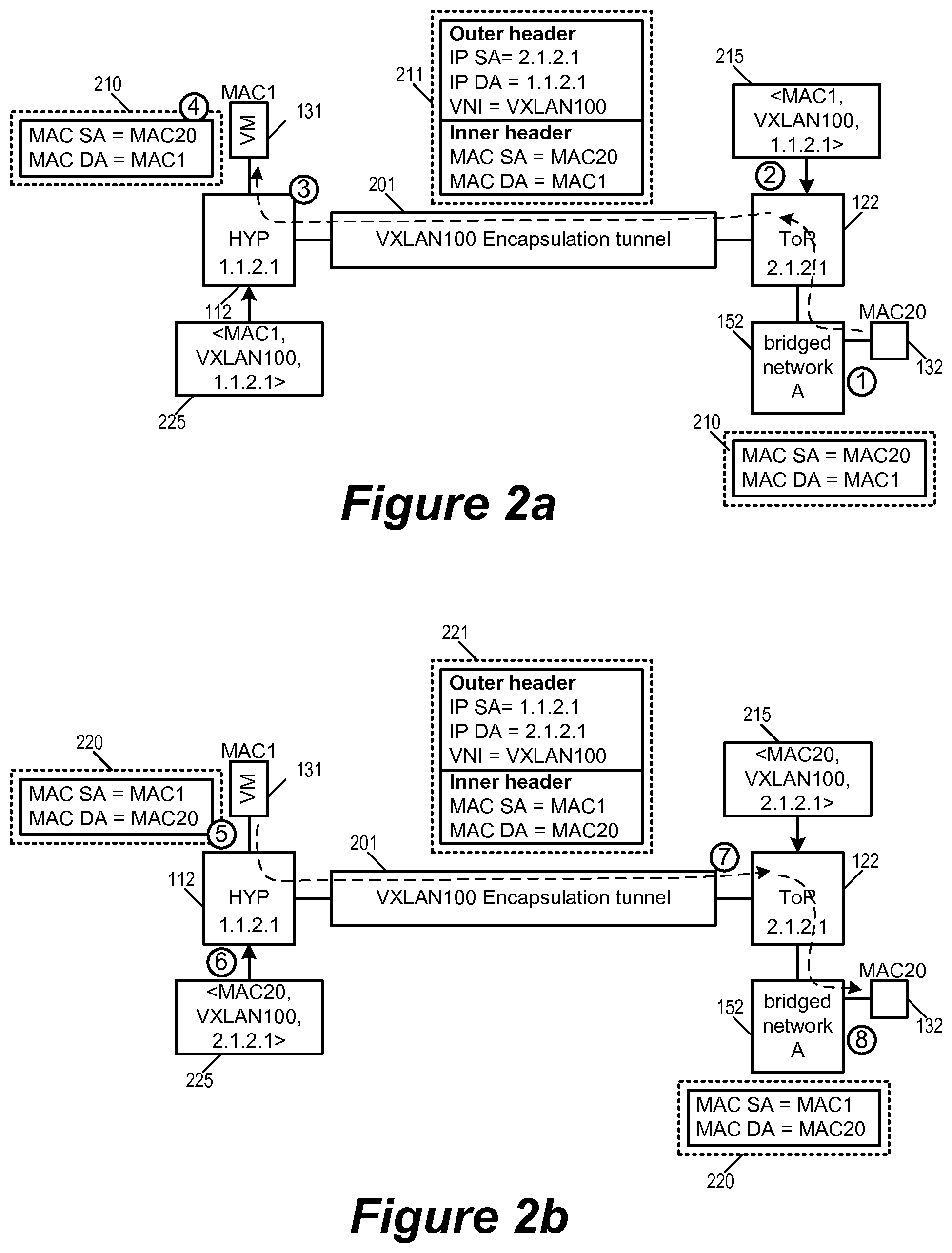 Patent US12323260 Figure 2 – Replicating broadcast, unknown-unicast, and multicast traffic in overlay logical networks bridged with physical networks