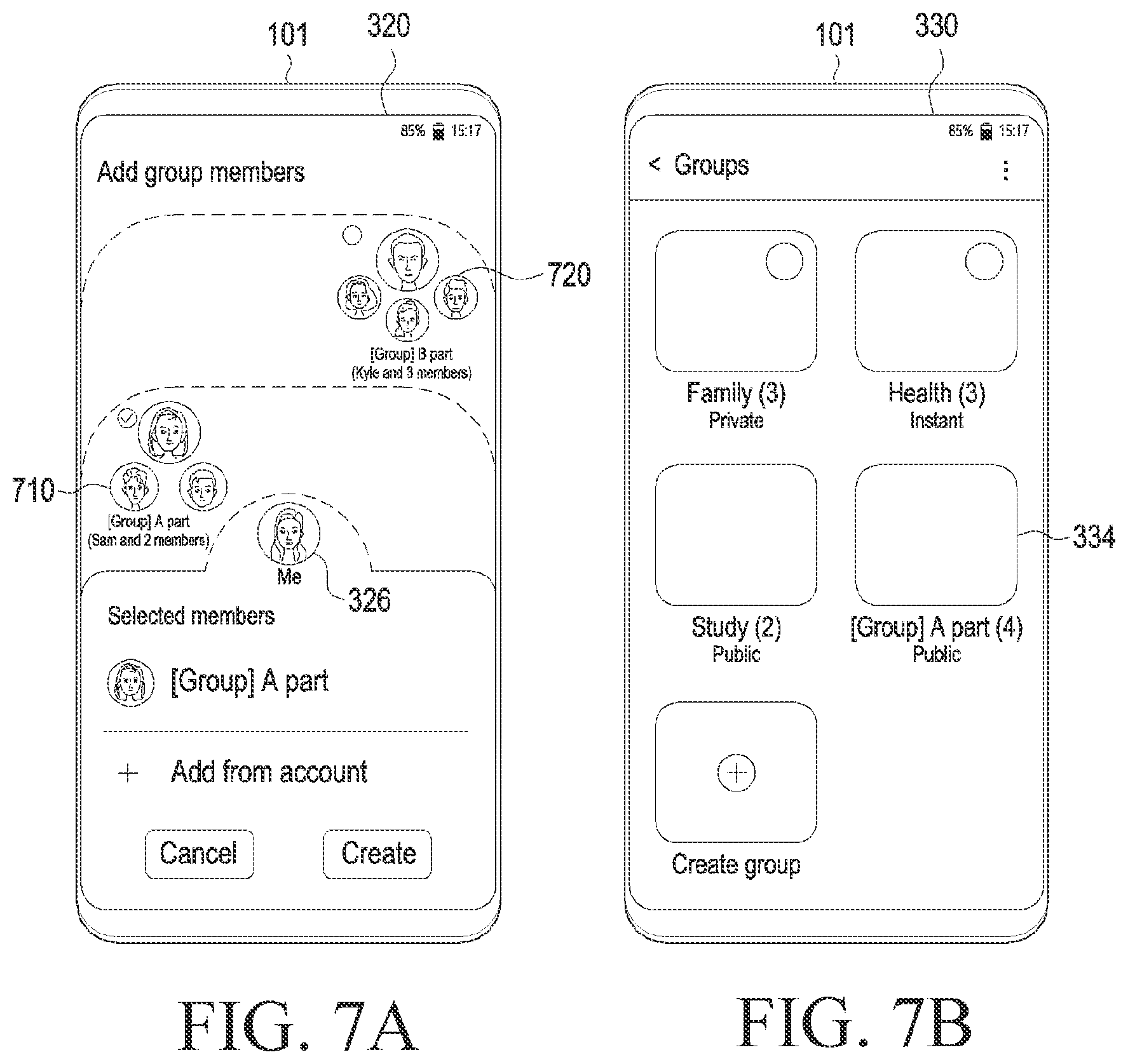 Patent US12323265 Figure 12 – Electronic device for providing personalized group service, and control method of same