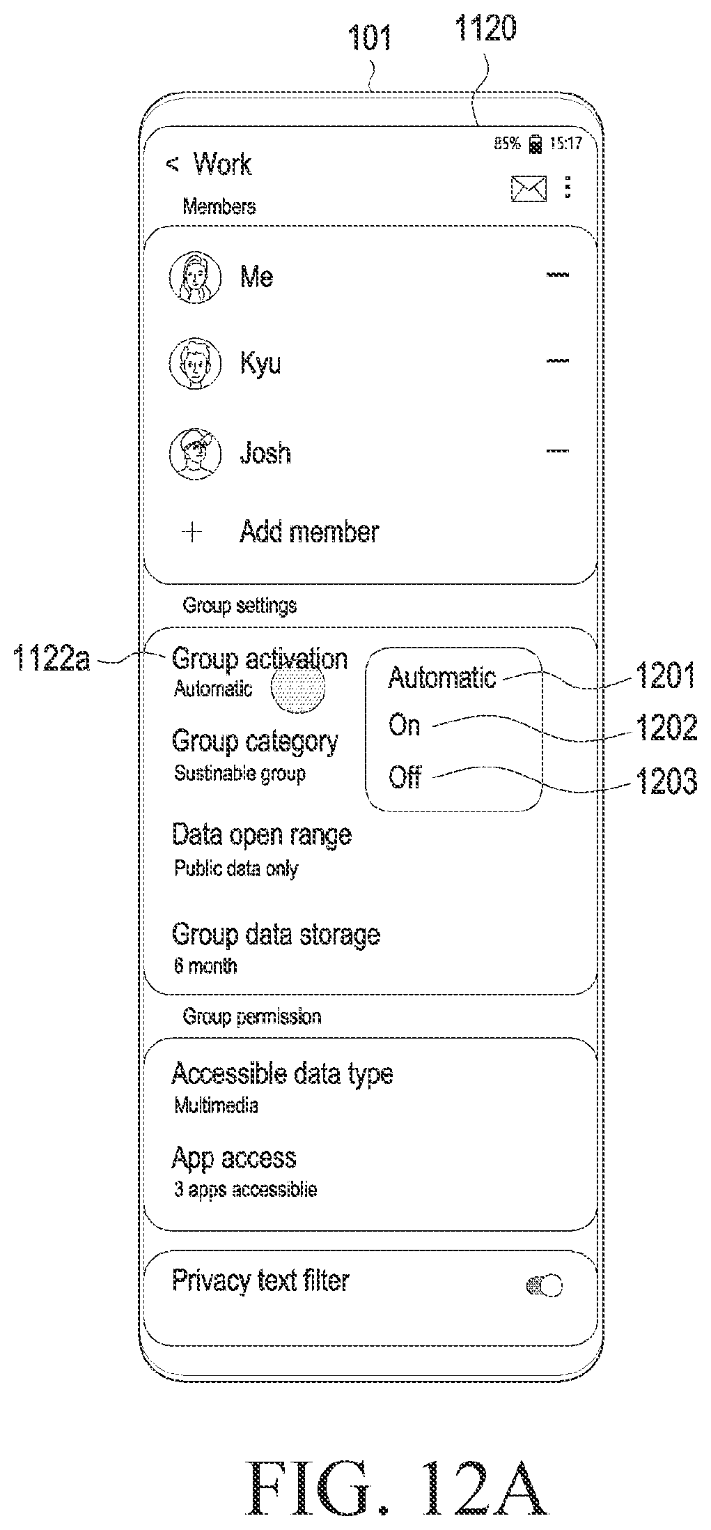 Patent US12323265 Figure 18 – Electronic device for providing personalized group service, and control method of same
