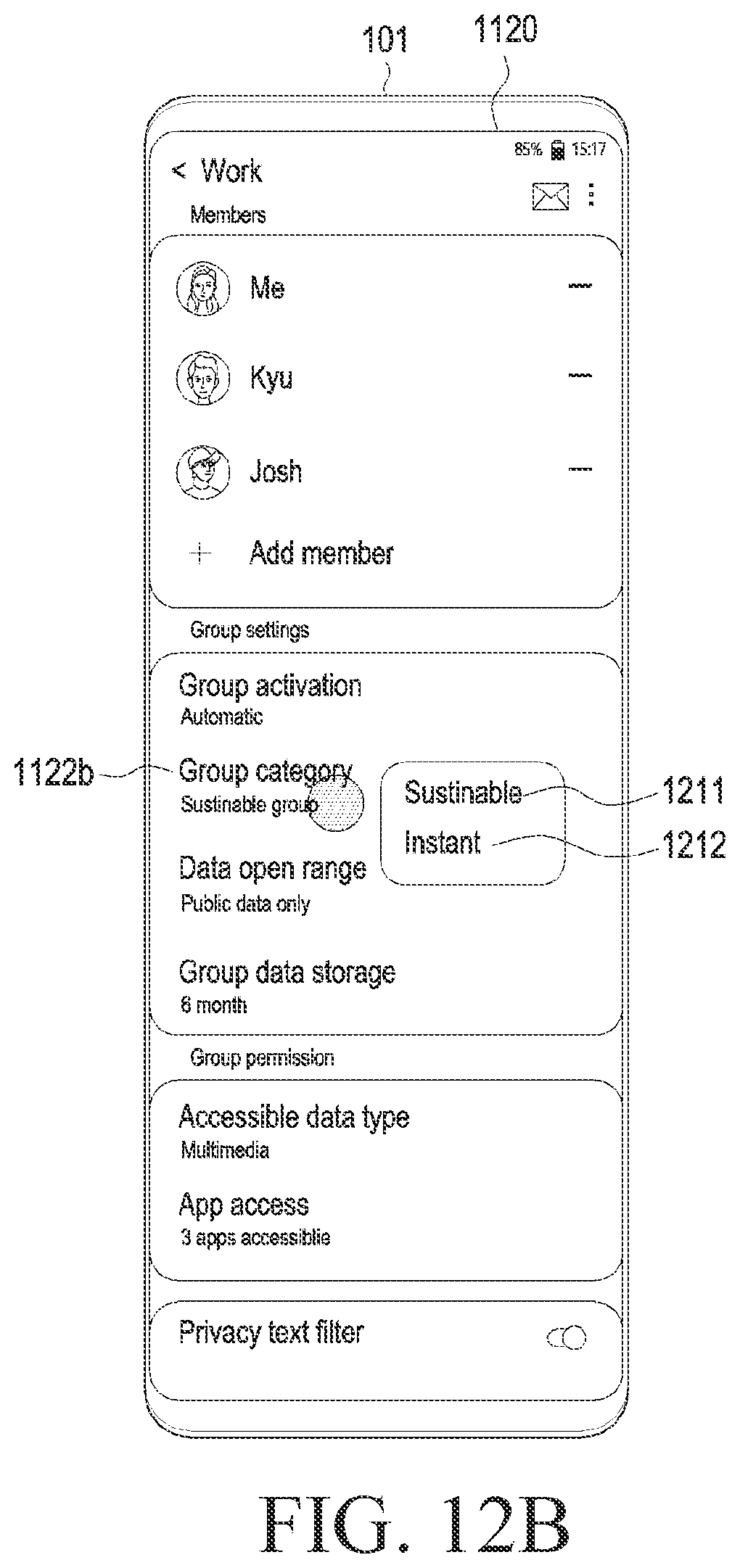 Patent US12323265 Figure 19 – Electronic device for providing personalized group service, and control method of same