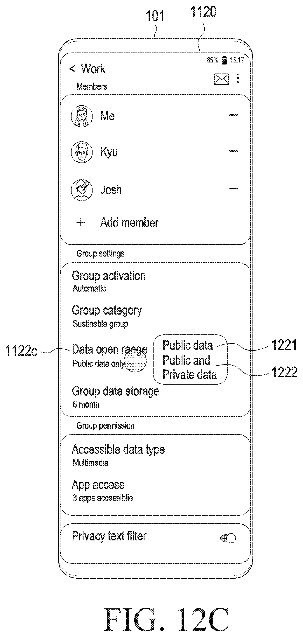 Patent US12323265 Figure 20 – Electronic device for providing personalized group service, and control method of same
