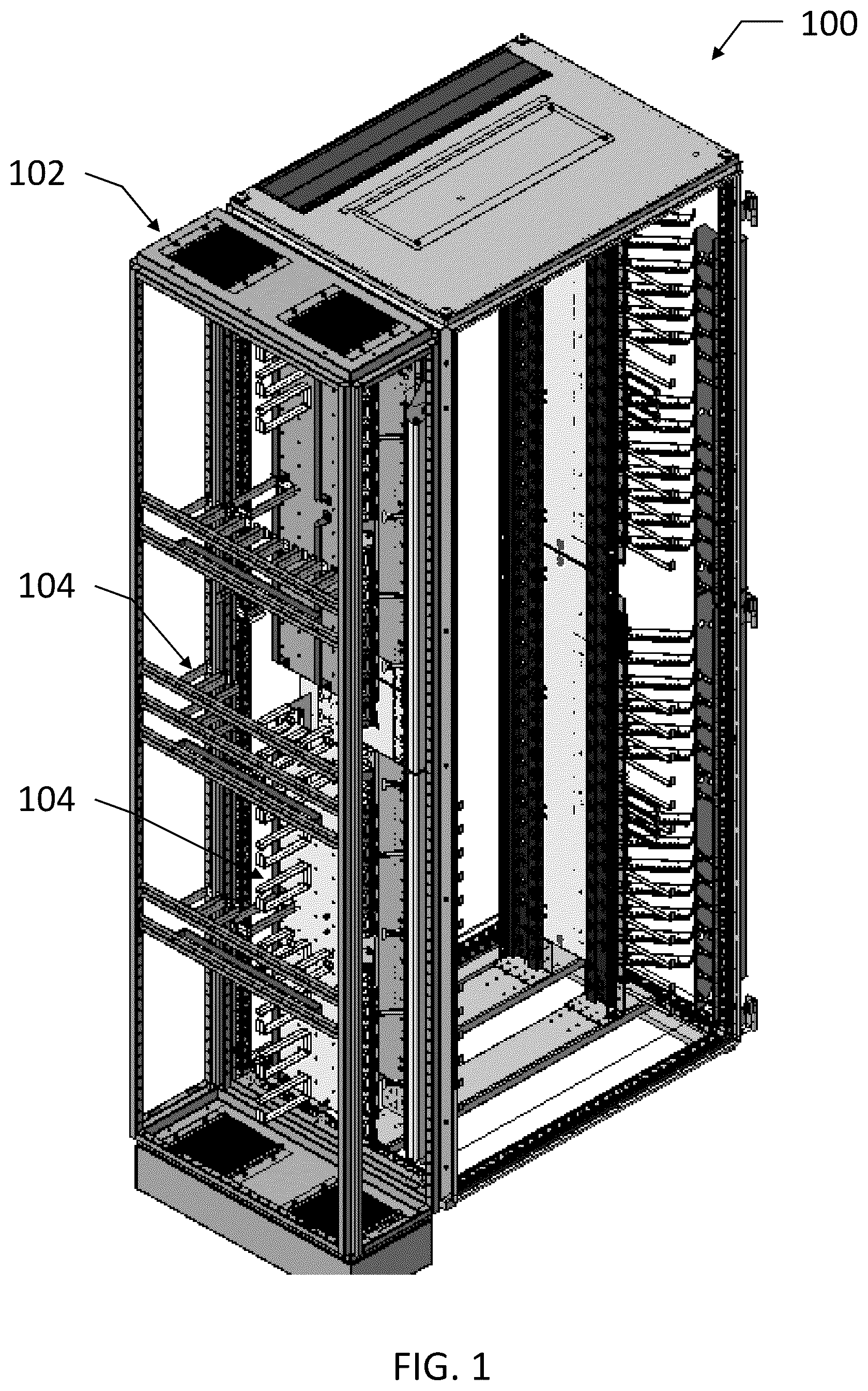 Patent US12323270 — Cabling topology for expansion — Figure 1