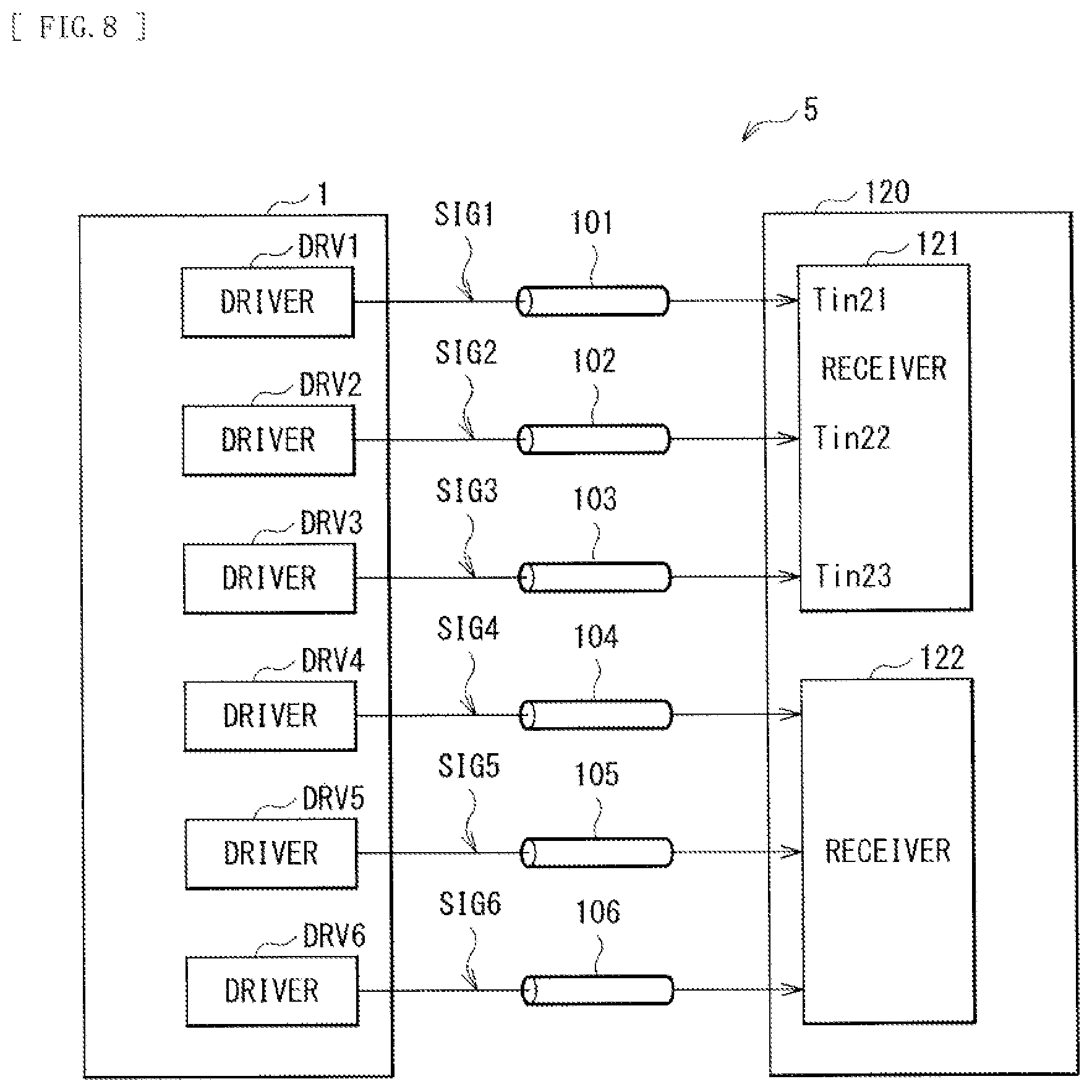 Patent US12323275 Figure 6 – Transmission device and communication system