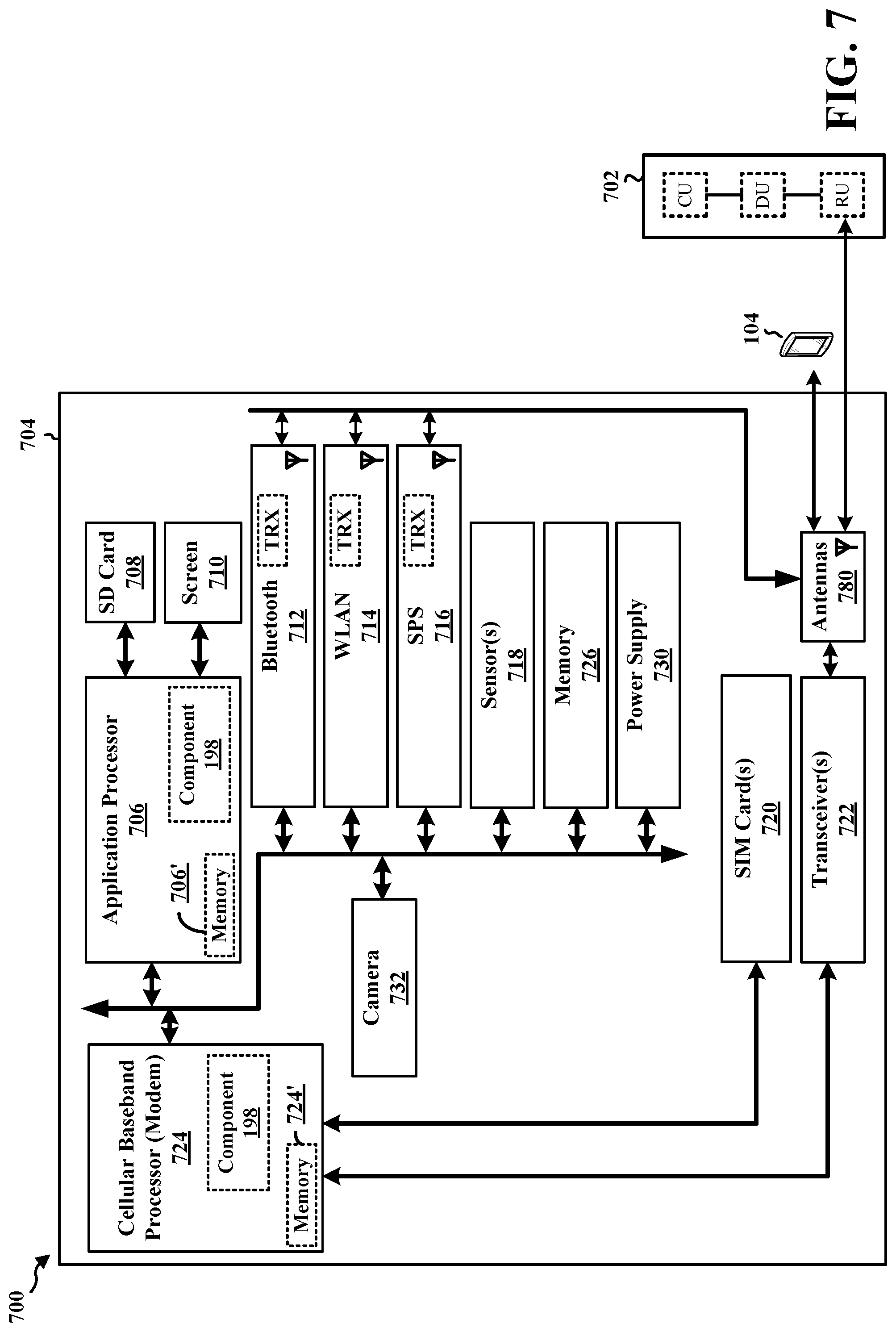 Patent US12323277 Figure 7 – Combined lattice reduction and per-stream recursive demapping demodulation