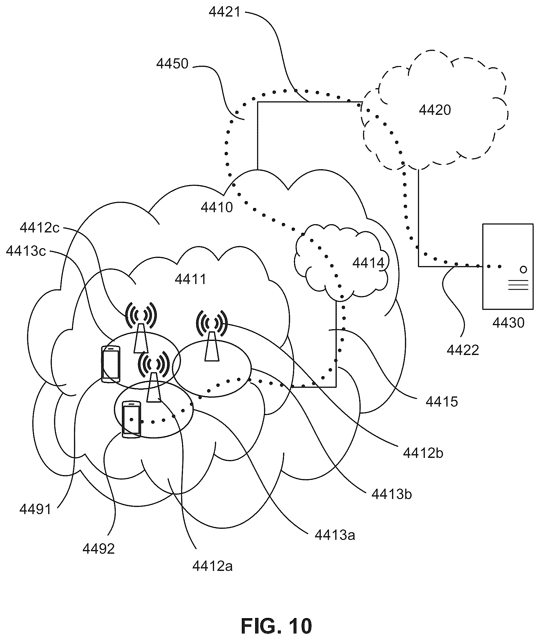 Patent US12323281 Figure 6 – Communication of information using guard band of a communication channel