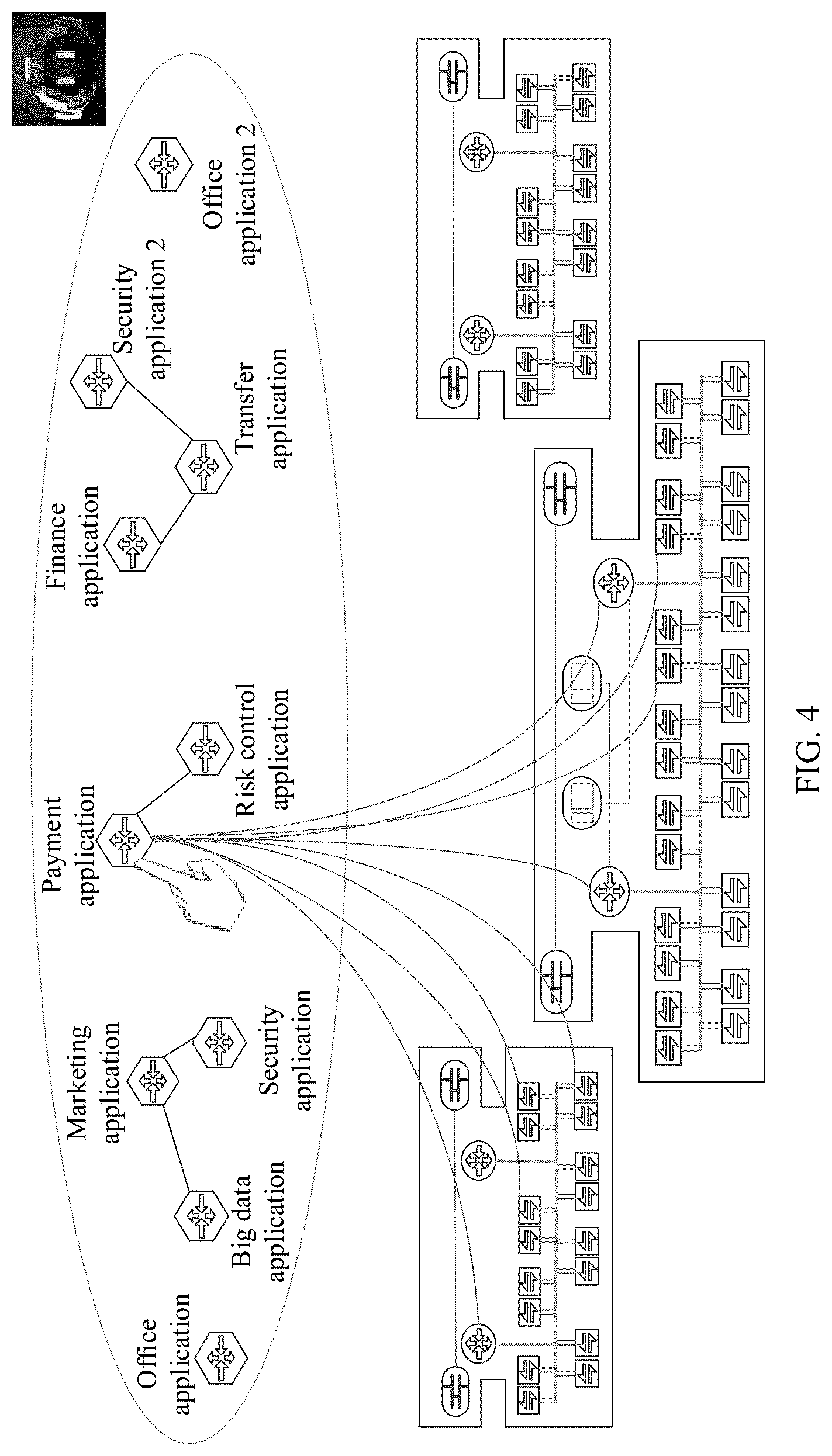 Patent US12323307 Figure 4 – Service processing method, network management and control system, and storage medium