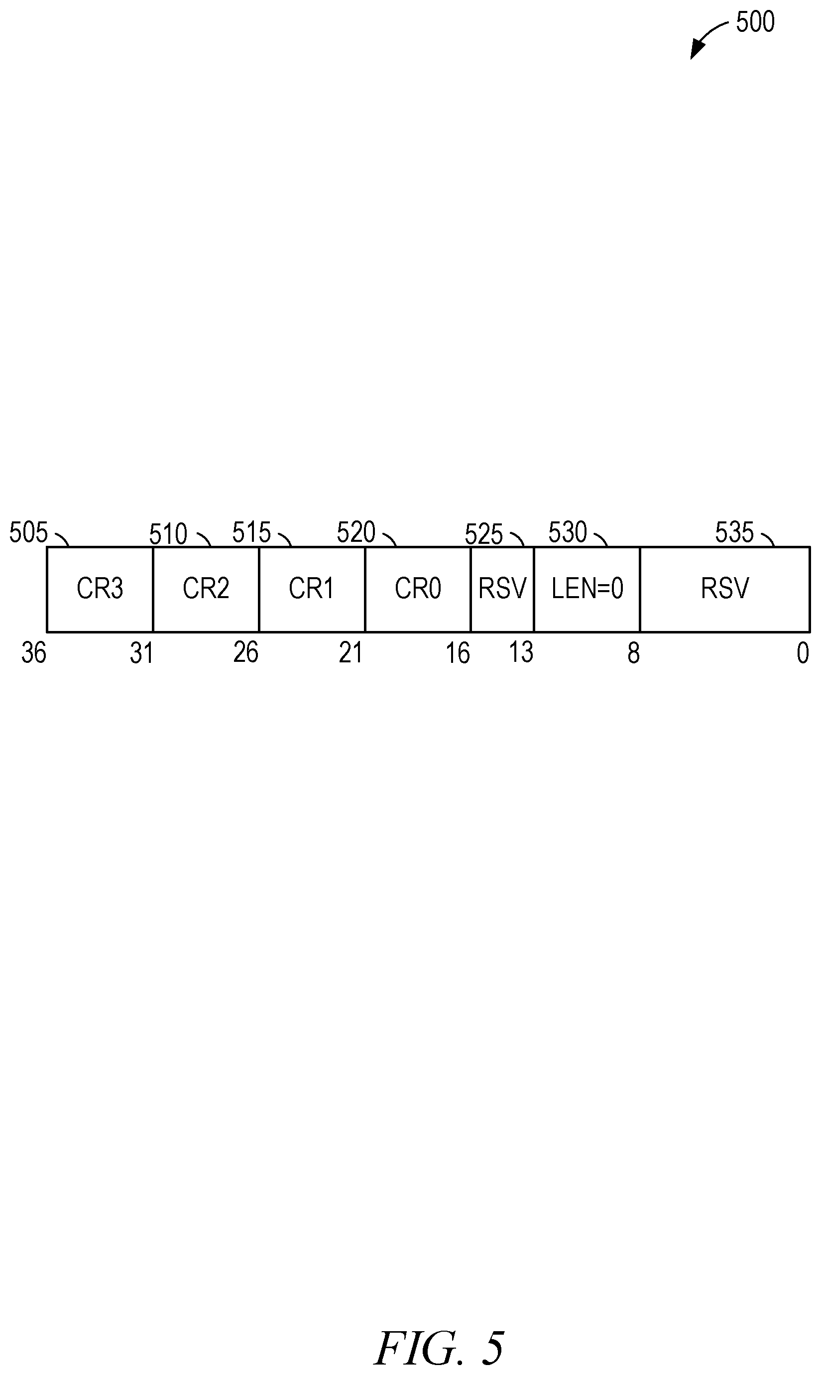 Patent US12323336 Figure 5 – Combined write enable mask and credit return field
