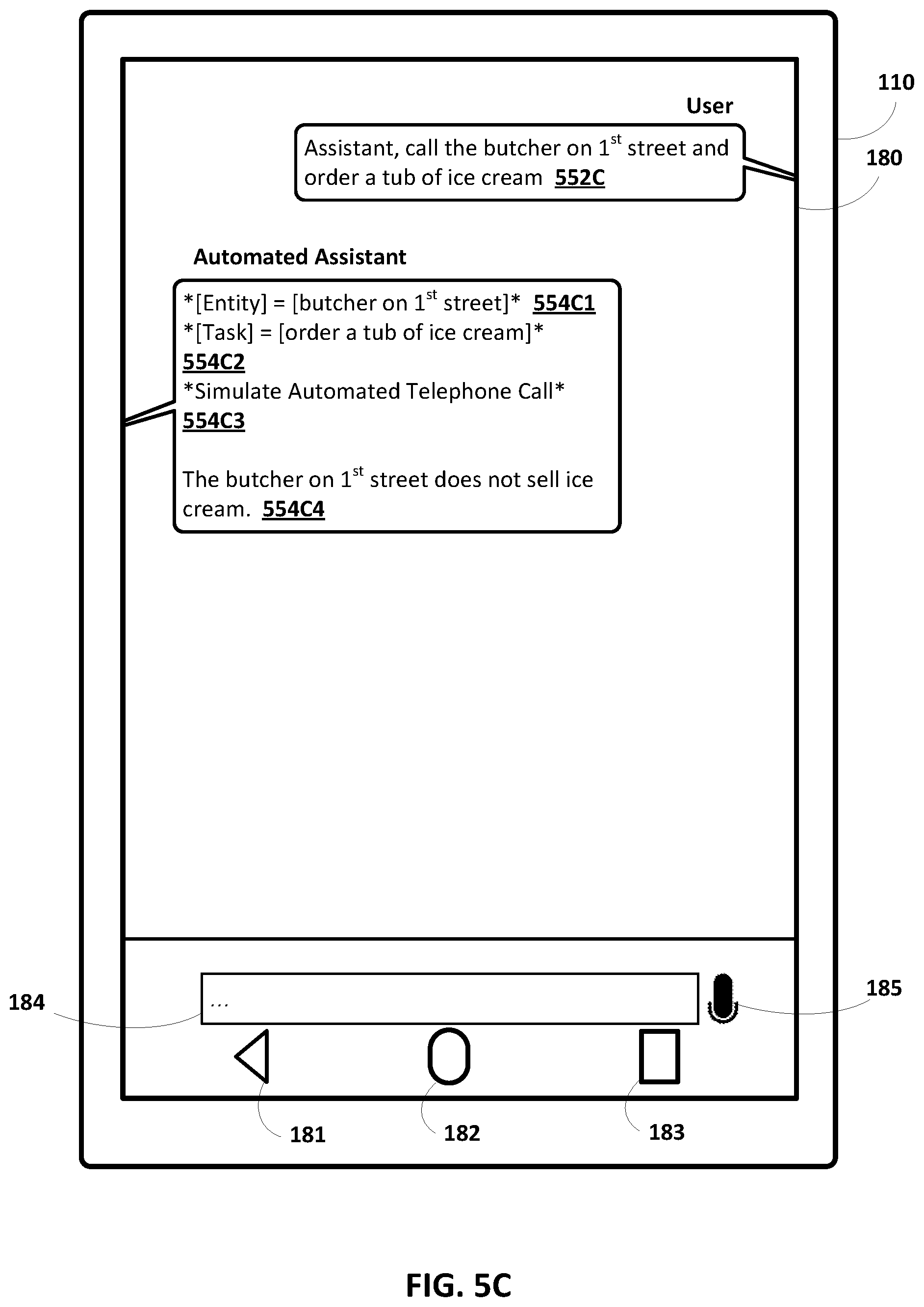 Patent US12323373 Figure 7 – Simulation of automated telephone call(s)