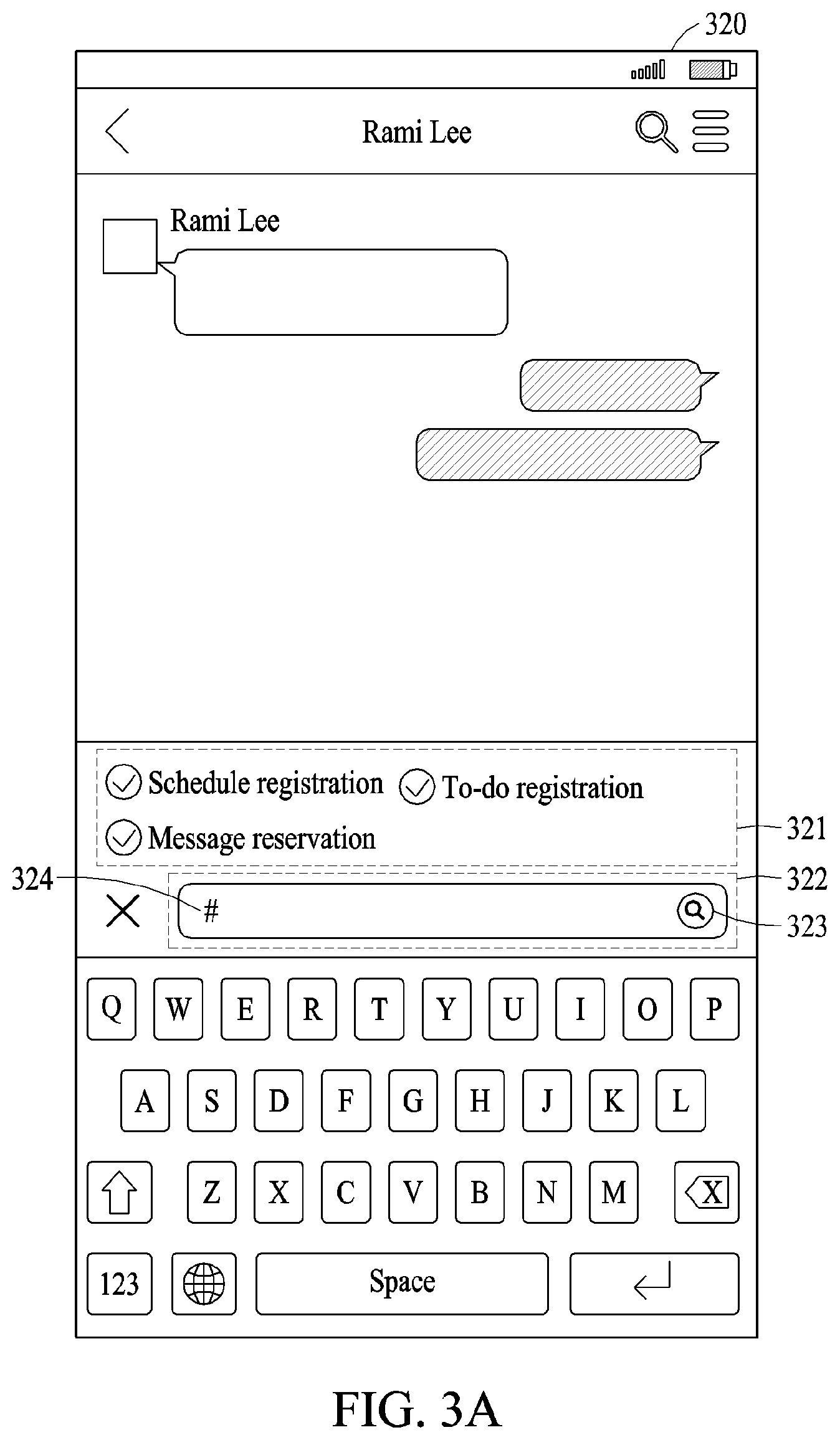 Patent US12323374 Figure 3 – Method and apparatus for messaging service