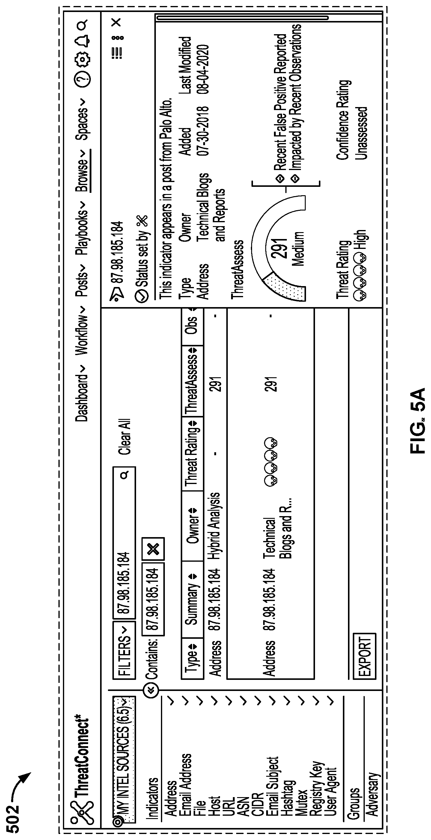 Patent US12323389 Figure 7 – Beacon and threat intelligence based APT detection