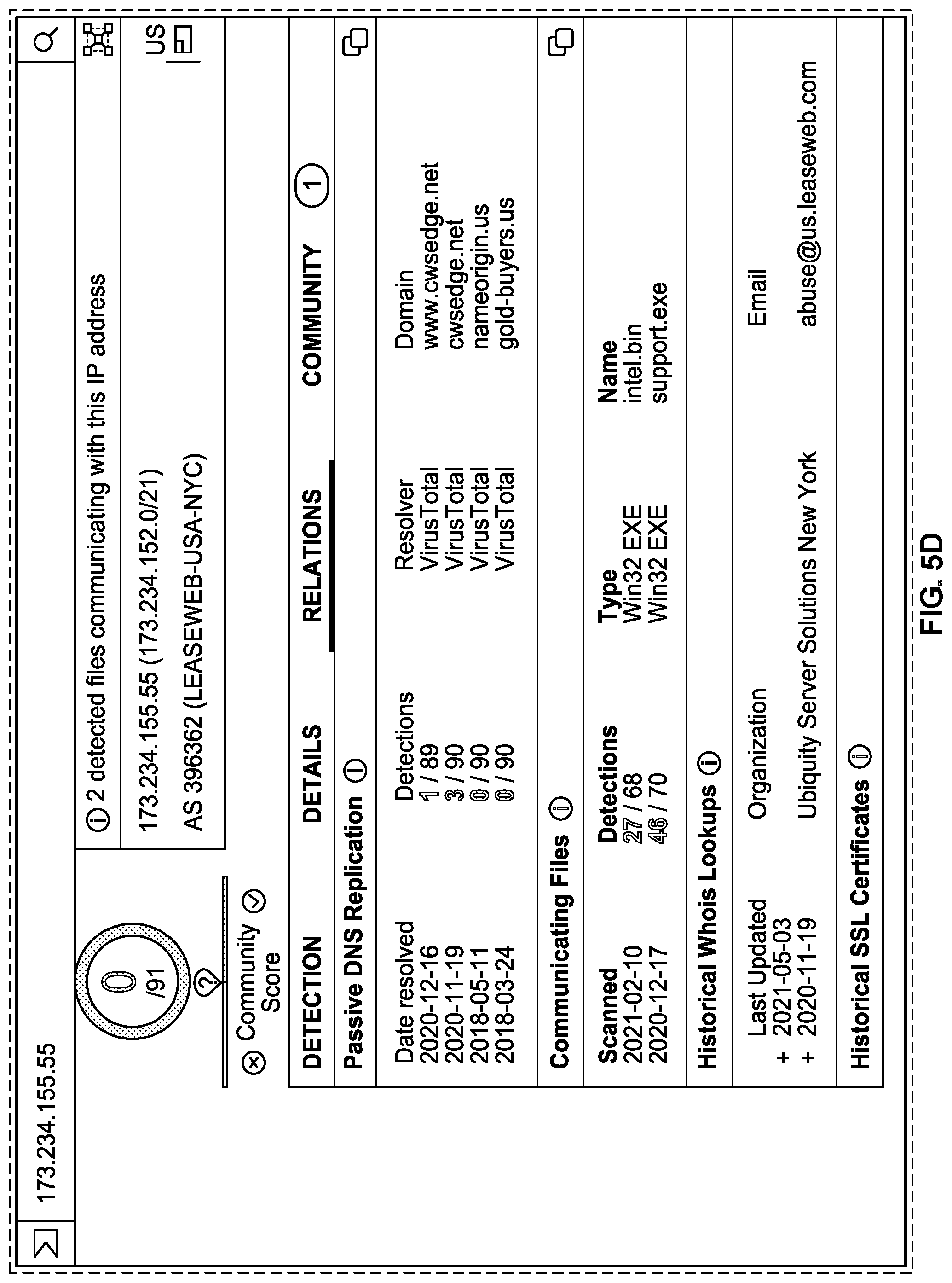 Patent US12323389 Figure 10 – Beacon and threat intelligence based APT detection