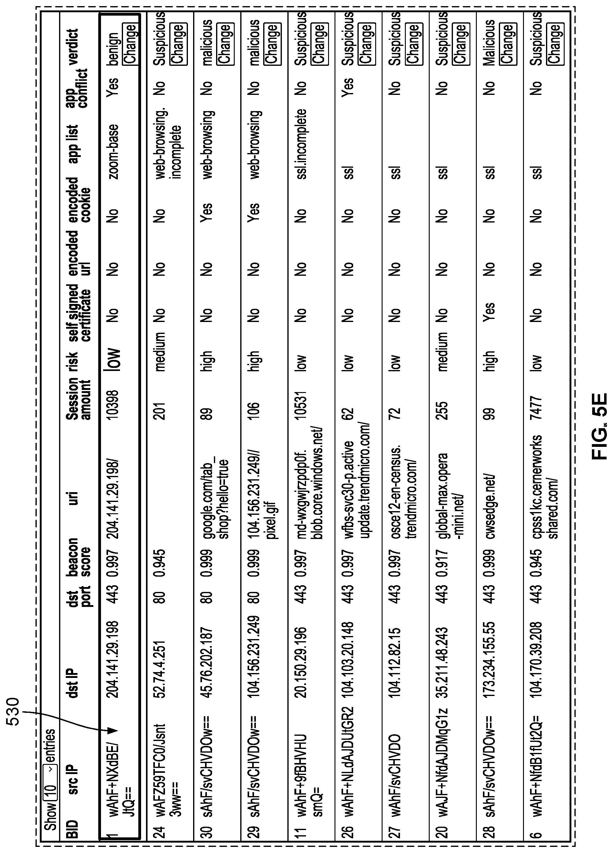 Patent US12323389 Figure 11 – Beacon and threat intelligence based APT detection